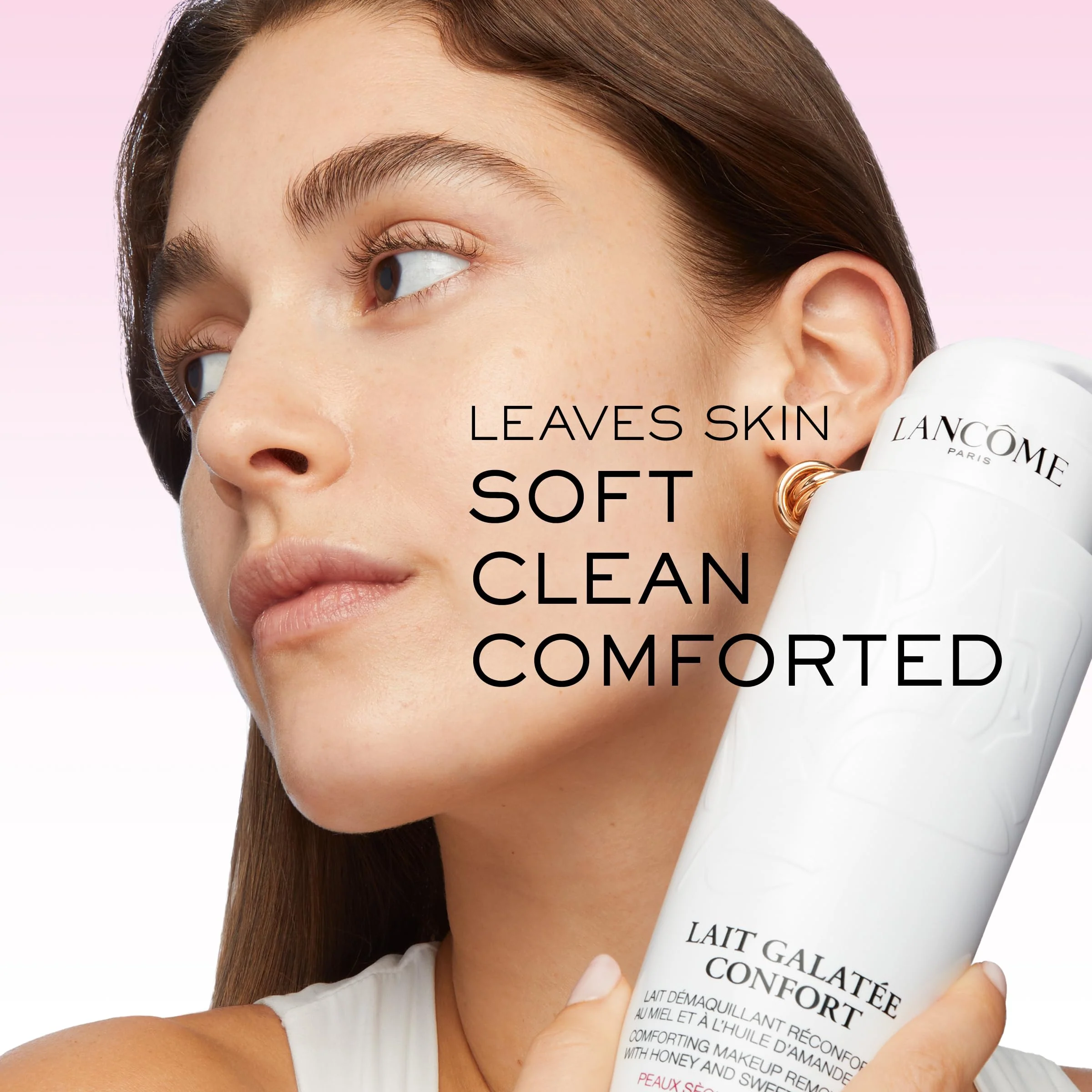 Lancôme Lait Galatėe Confort Makeup Remover & Face Cleanser - Melts Away Makeup & Conditions Skin - With Honey & Sweet Almond Oil - 6.7 Fl Oz - Image 2