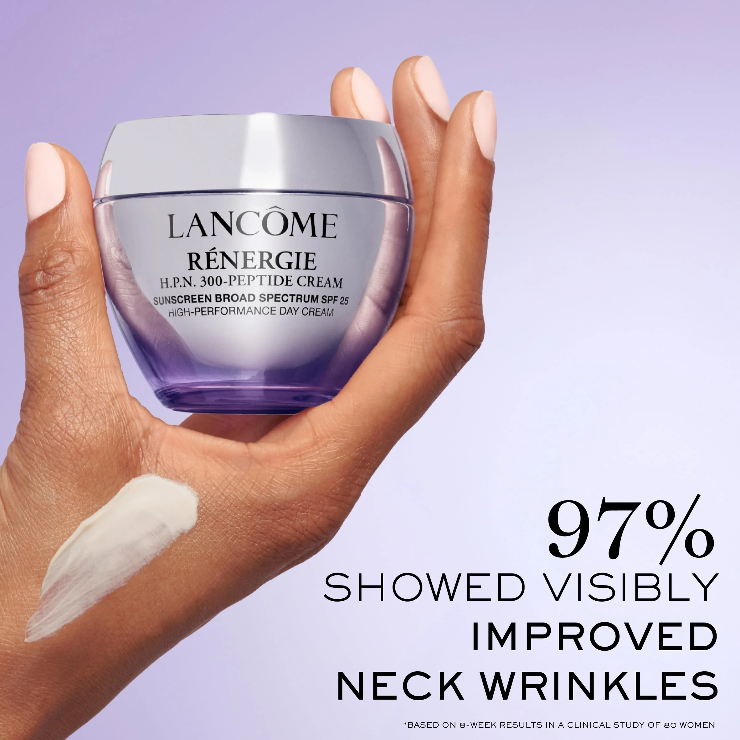 Lancôme Rénergie H.P.N. 300-Peptide Cream SPF 25 Face Cream - Anti-Aging Moisturizer, Targets Fine Lines, Wrinkles & Dark Spots - SPF 25 Sunscreen Protection- 1.7 Fl. Oz - Image 8