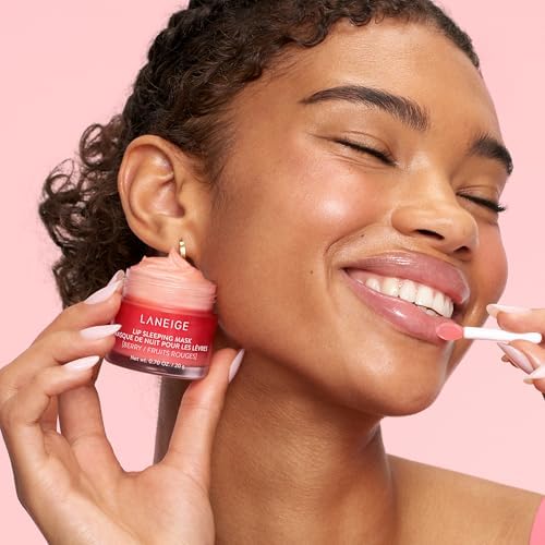 LANEIGE Dreamy Lip Kit: Lip Sleeping Mask Berry, Sweet Candy, Mango, and Peach Iced Tea, Nourish, Hydrate, Vitamin C, Shea Butter, Coconut Oil - Image 9