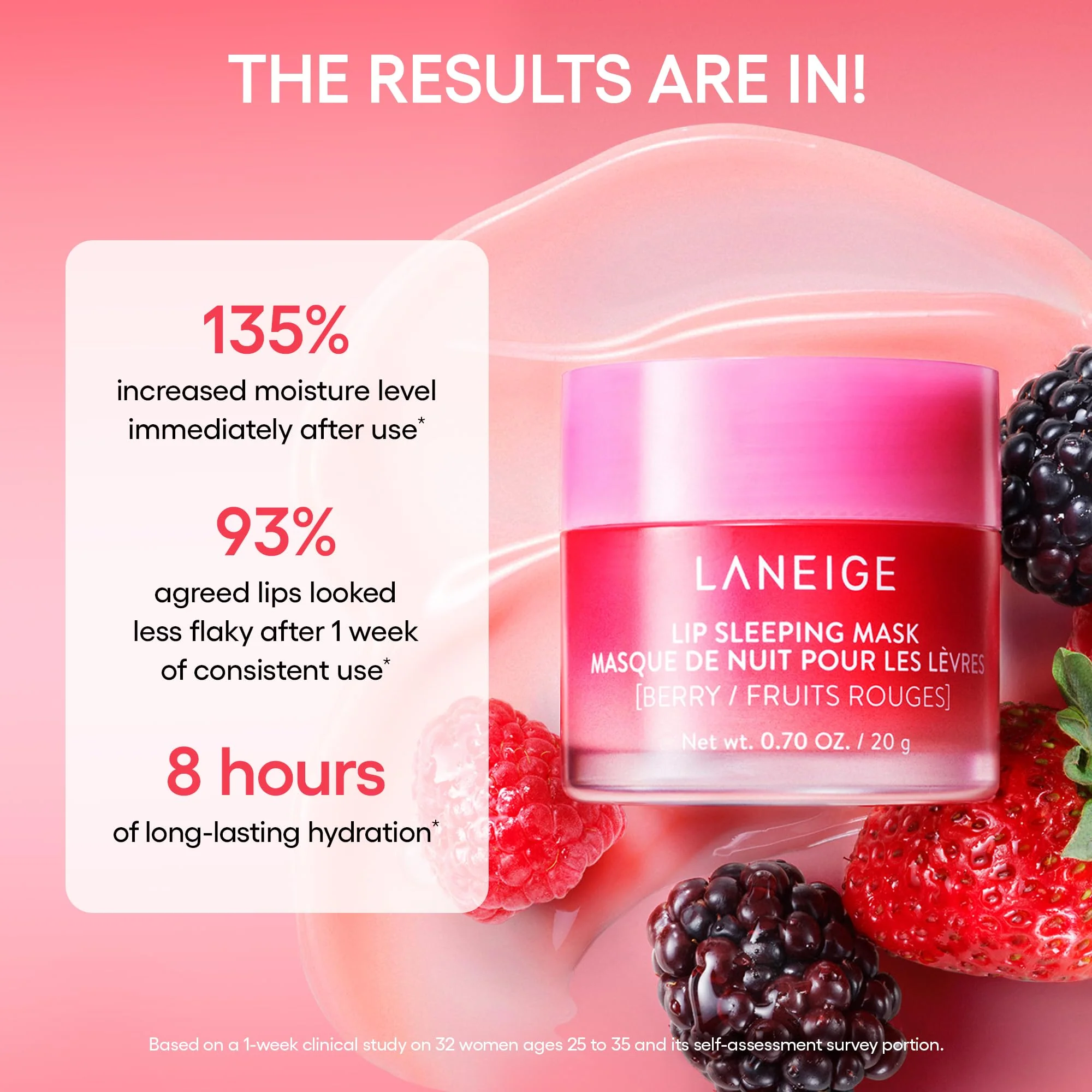 LANEIGE Midnight Minis: Lip Sleeping Mask Intense Hyration with Vitamin C, 2024 - Image 5
