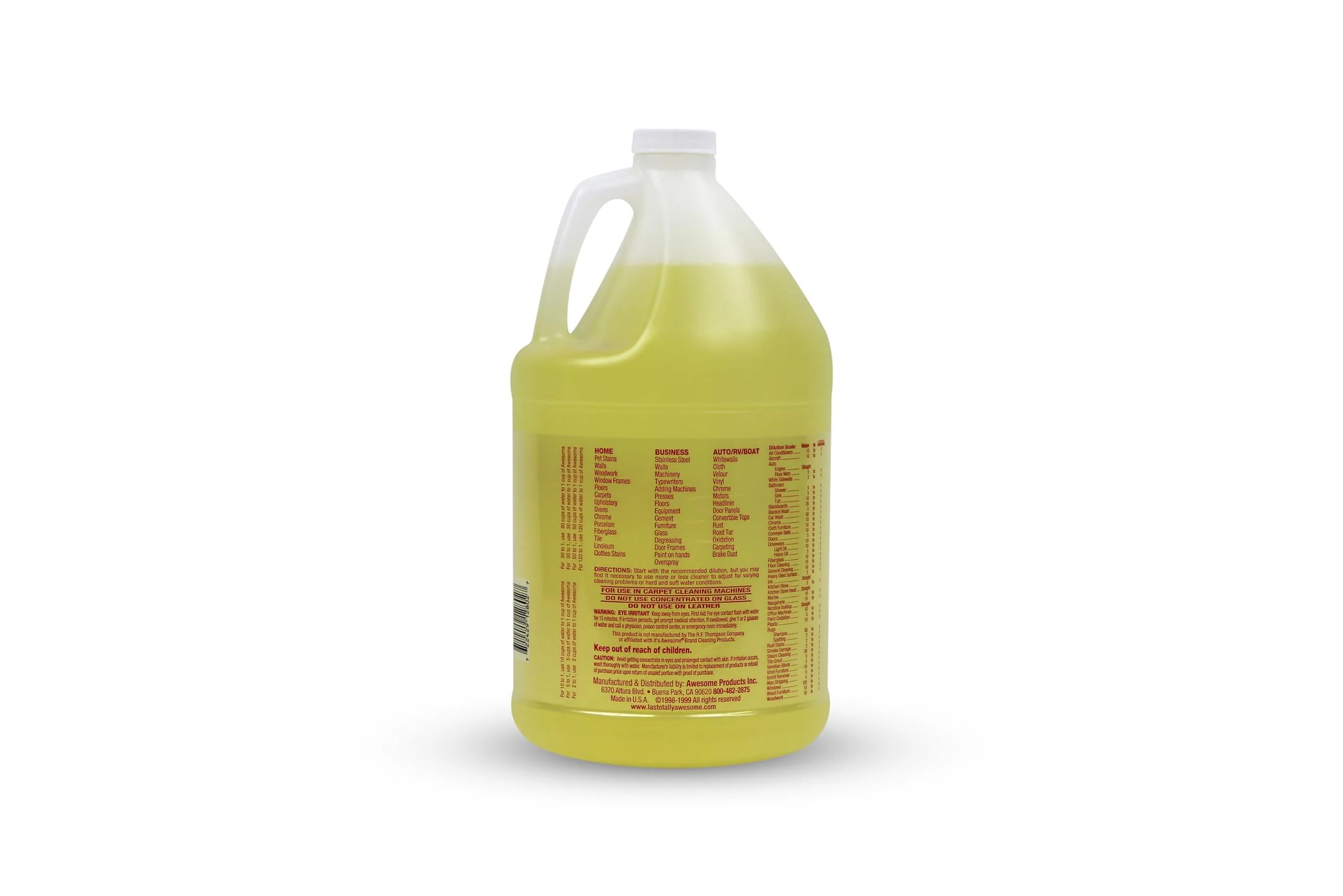 La's Totally Awesome All Purpose Cleaner Refill – 128oz (Pack of 2) Concentrated Multipurpose Cleaner & Heavy Duty Degreaser for Home, Kitchen, Bathroom, Floors, Spray Bottles & More - Image 6