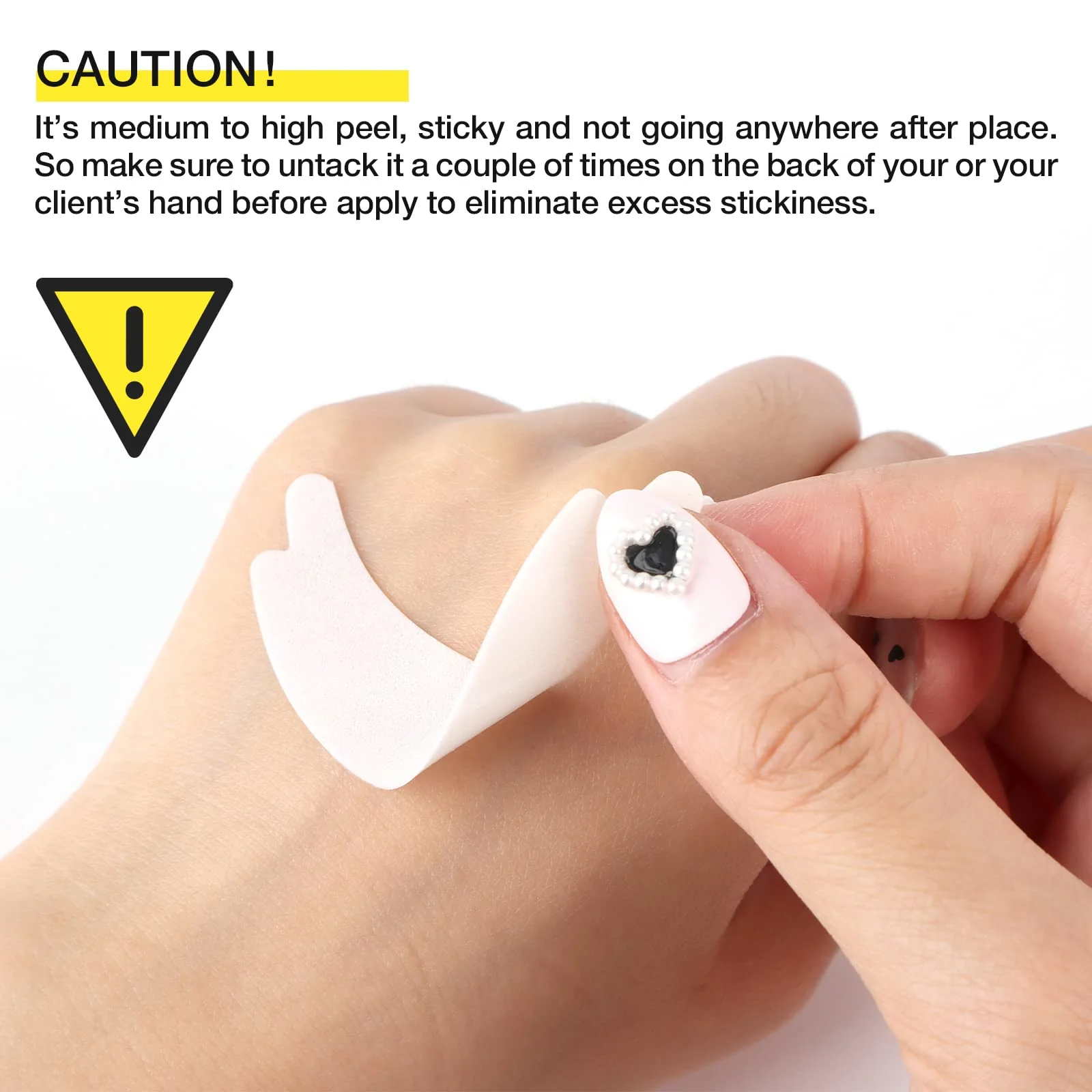 LASHVIEW 100 Pairs Eye Pads,Under Eye Pads for Eyelash Extension,Microfoam Eye Pads,Natural NO Hydrogel,Lash Extension Lint Free,Fit Most Eye Shape, Stick Well,Hypoallergenic,Waterproof - Image 3