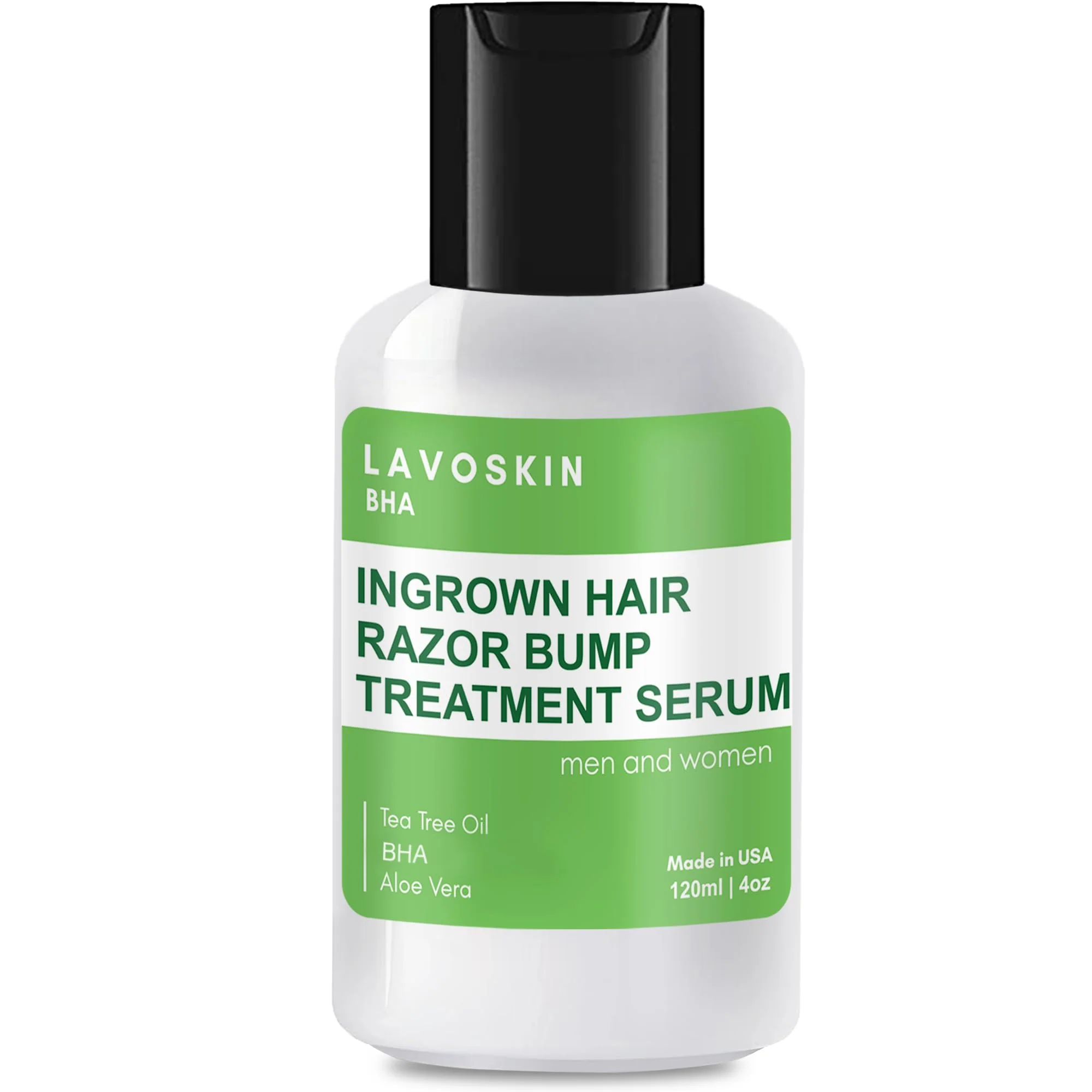 LAVO Tea Tree Gel w/Salicylic Acid - BEST Ingrown Hair Treatment - Razor Bump and Burn Remover - Bikini Lines & Acne - Use After Shaving, Hair Removal, Waxing, Laser, Electrolysis - for Men and Women - Image 2