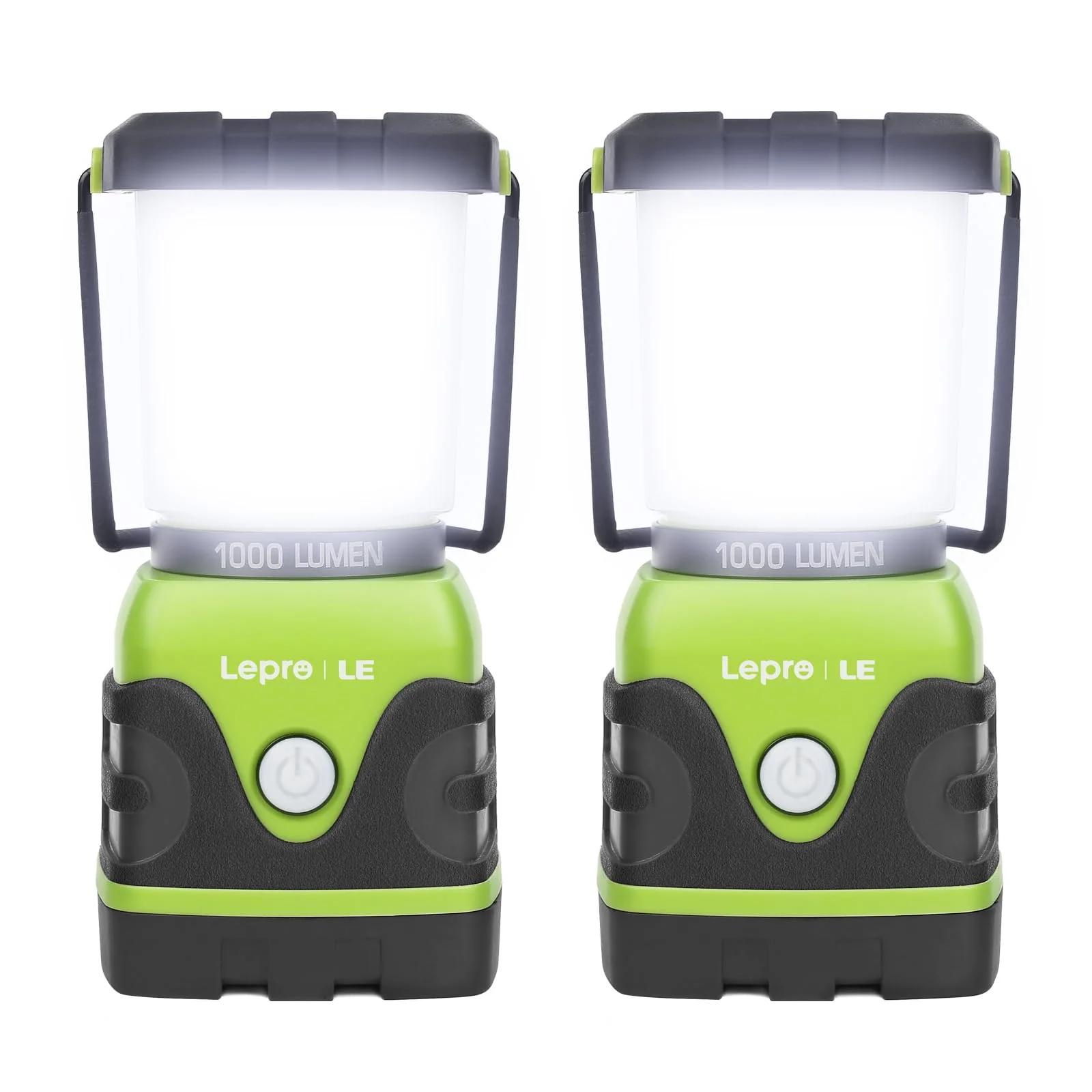 LE 1000LM Battery Powered LED Camping Lantern, Waterproof Tent Light with 4 Light Modes, Camping Essentials, Portable Lantern Flashlight for Camping, Emergency Light, Power Outages, Not Rechargeable - Image 2
