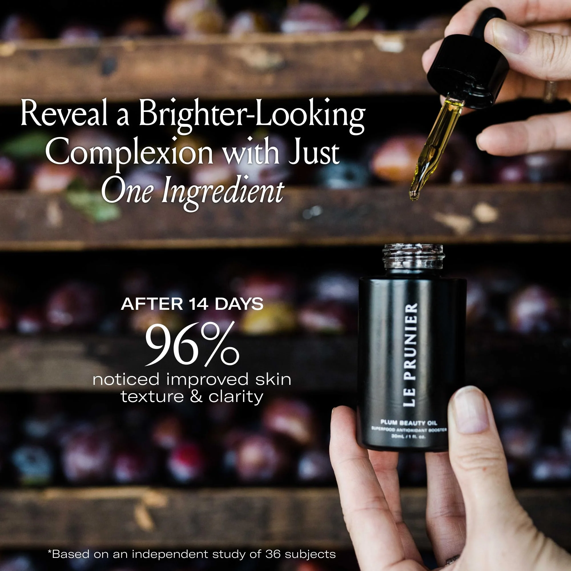 Le Prunier Plum Beauty Oil – Superfood Antioxidant Facial Oil | Vegan, Non-Comedogenic, Multi-Use Moisturizing Oil for Face, Hair & Body | Hydrating, Clean, Cruelty-Free Skincare | 1 fl oz - Image 5
