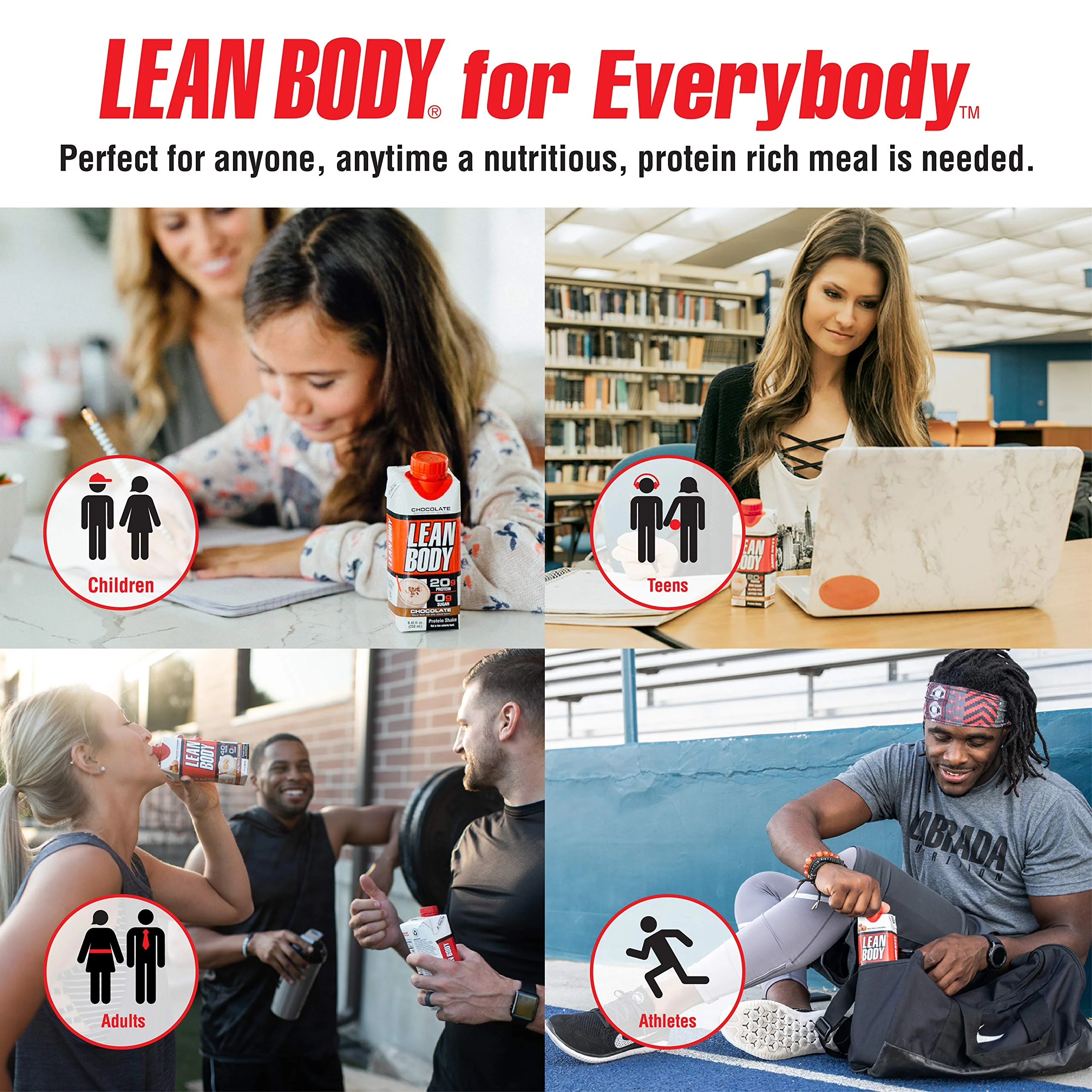 Lean Body Ready-to-Drink Salted Caramel Protein Shake, 40g Protein, Whey Blend, 0 Sugar, Gluten Free, 22 Vitamins & Minerals, 17 Fl Oz (Pack of 12) - Image 4