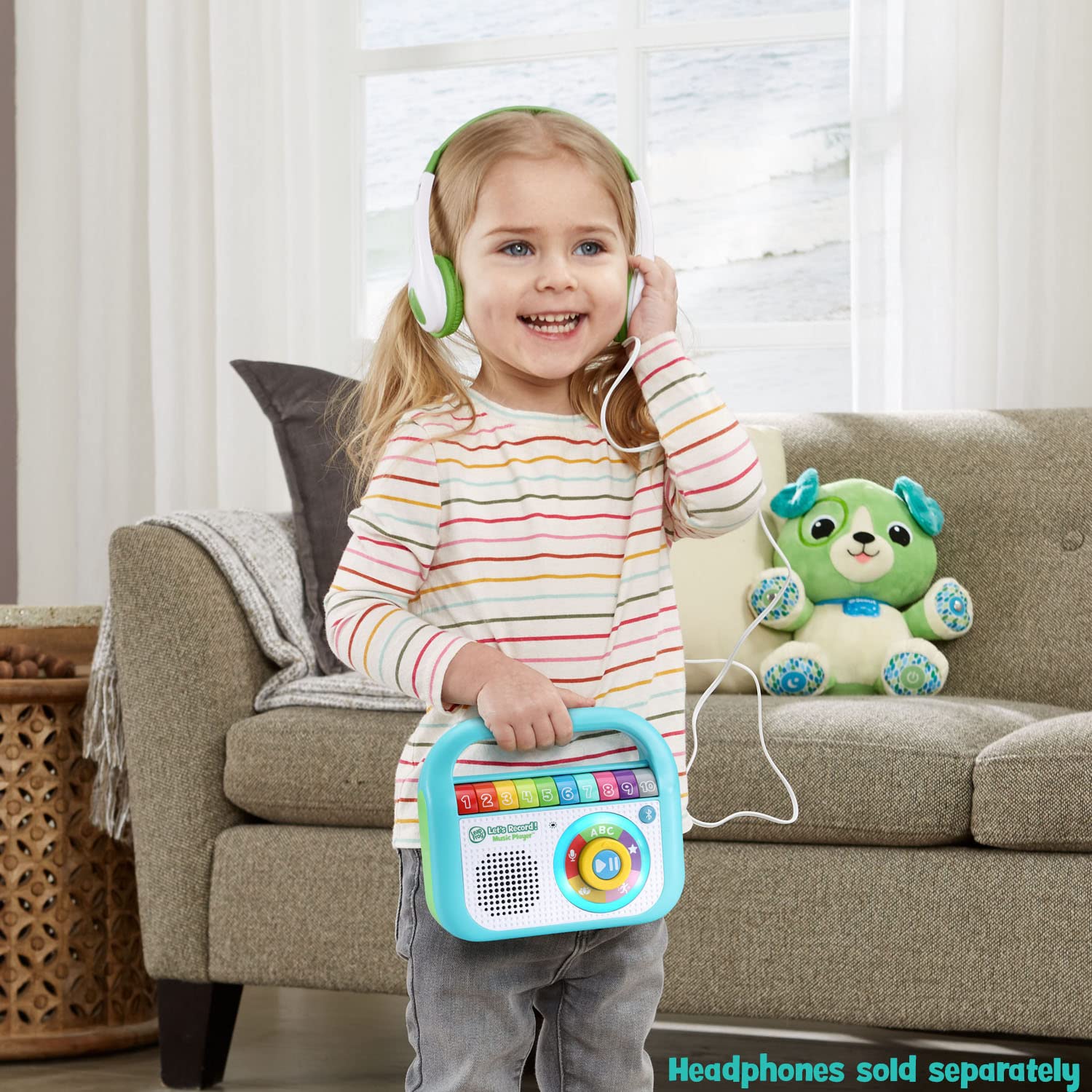 LeapFrog Let’s Record! Music Player, Teal - Image 6