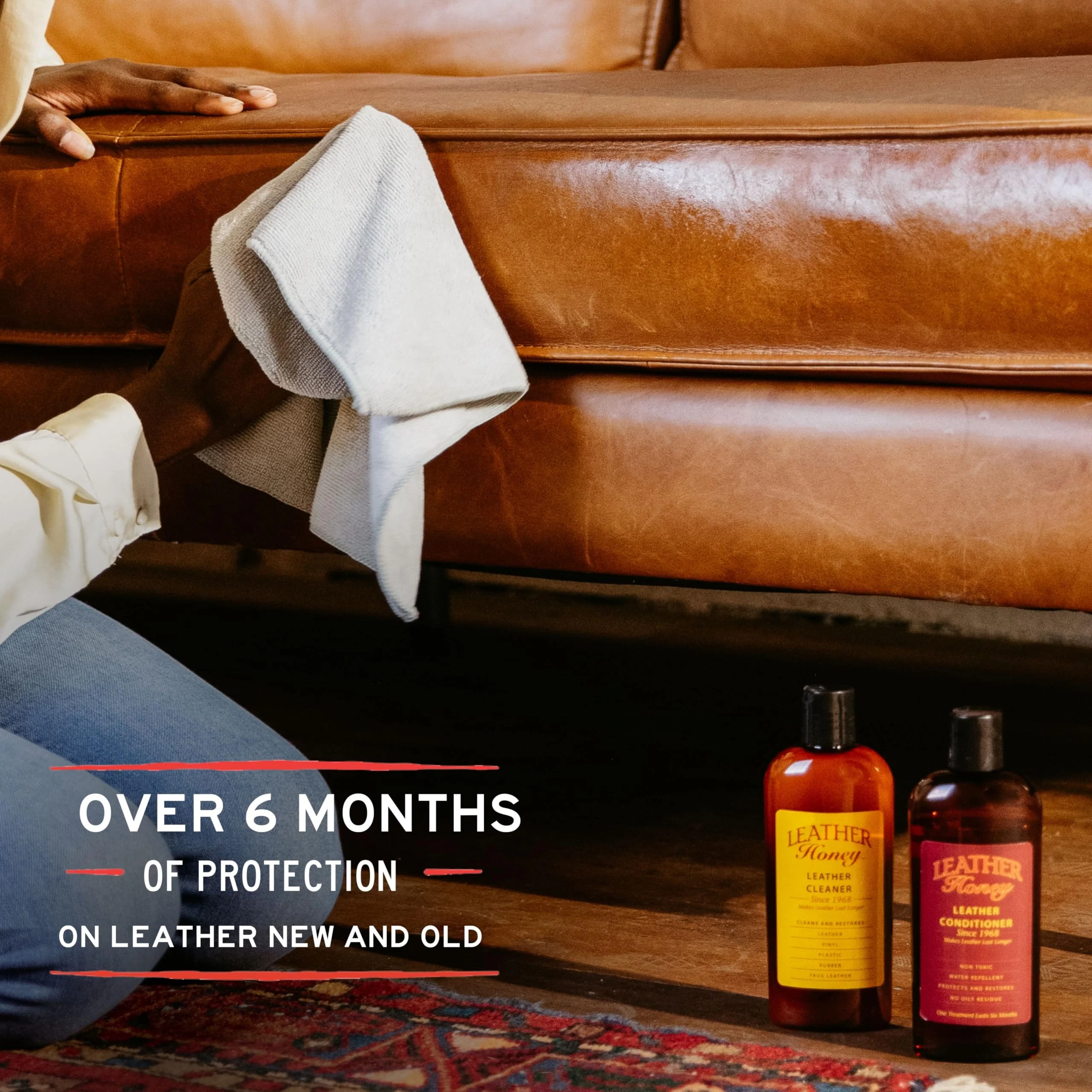 Leather Honey Leather Conditioner, Since 1968. for All Leather Items Including Auto, Furniture, Shoes, Purses and Tack. Non-Toxic and Made in the USA / 8 Fl Oz (Pack of 1) - Image 6