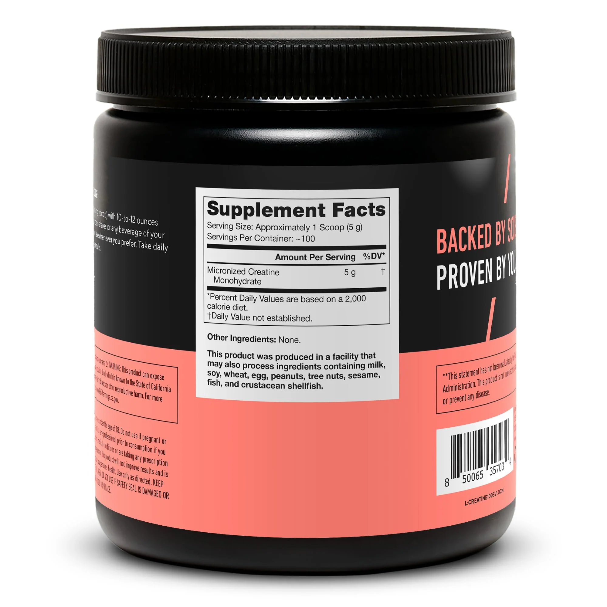LEGION Micronized Creatine Monohydrate Supplement - Clean Creatine Powder for Muscle Gain & Post Workout Recovery - Micronized Creatine Supplement for Maximum Absorption (100 Servings, Unflavored) - Image 3