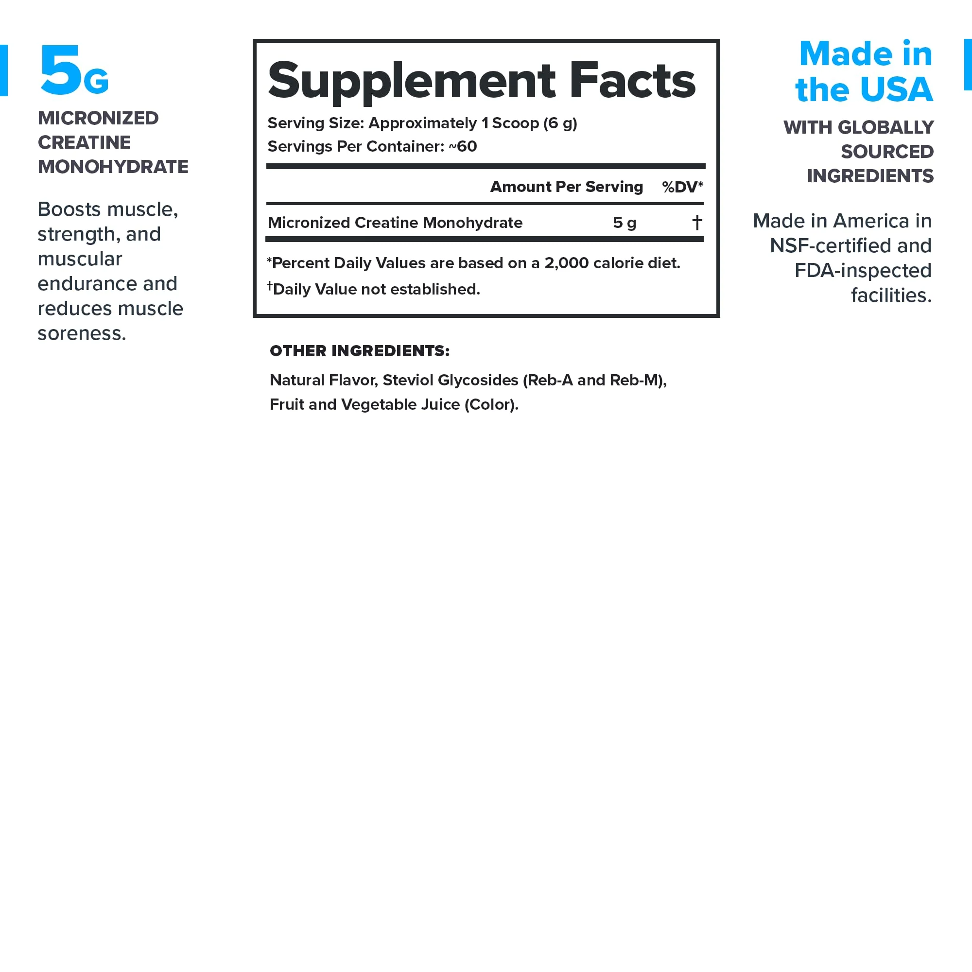 LEGION Micronized Creatine Monohydrate Supplement - Clean Creatine Powder for Muscle Gain & Post Workout Recovery - Micronized Creatine Supplement for Maximum Absorption (60 Servings, Fruit Punch) - Image 2