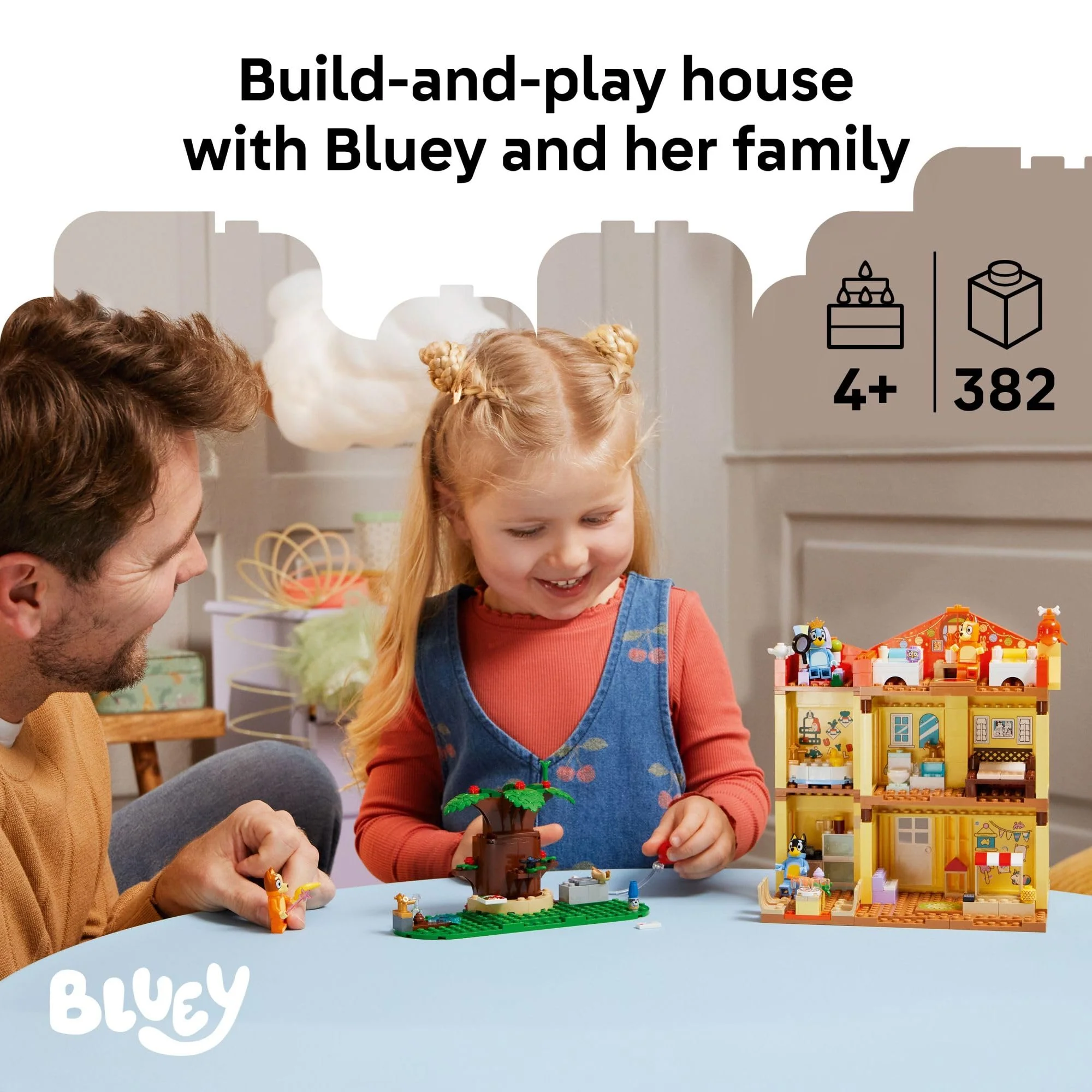LEGO Bluey: Bluey’s Family House Building Toy - Pretend Play Toys & Figures Playset for Boys & Girls, Ages 4+ - with 5 Characters - Gift for Christmas - 11203 - Image 7
