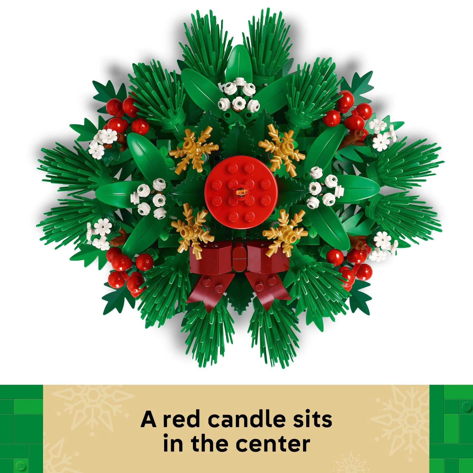 LEGO Christmas Table Decoration Building Toy for Kids - Brick-Built Holiday Centerpiece & Festive Room Decor - Christmas Craft for Girls & Boys, Ages 12+ - Gift Idea for Families - 40743 - Image 4