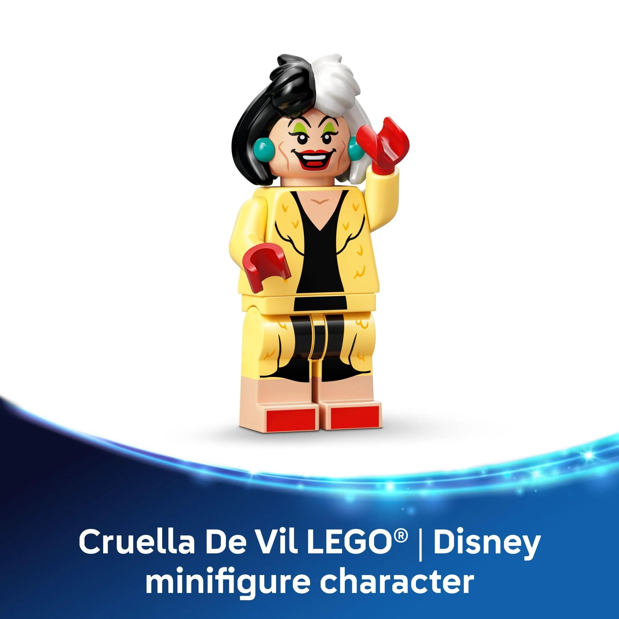 LEGO Disney Cruella De Vil’s Car Building Toy - 101 Dalmations Pretend Play Vehicle Building Set for Girls & Boys, Ages 9+ - Gift for Christmas - 43277 - Image 3