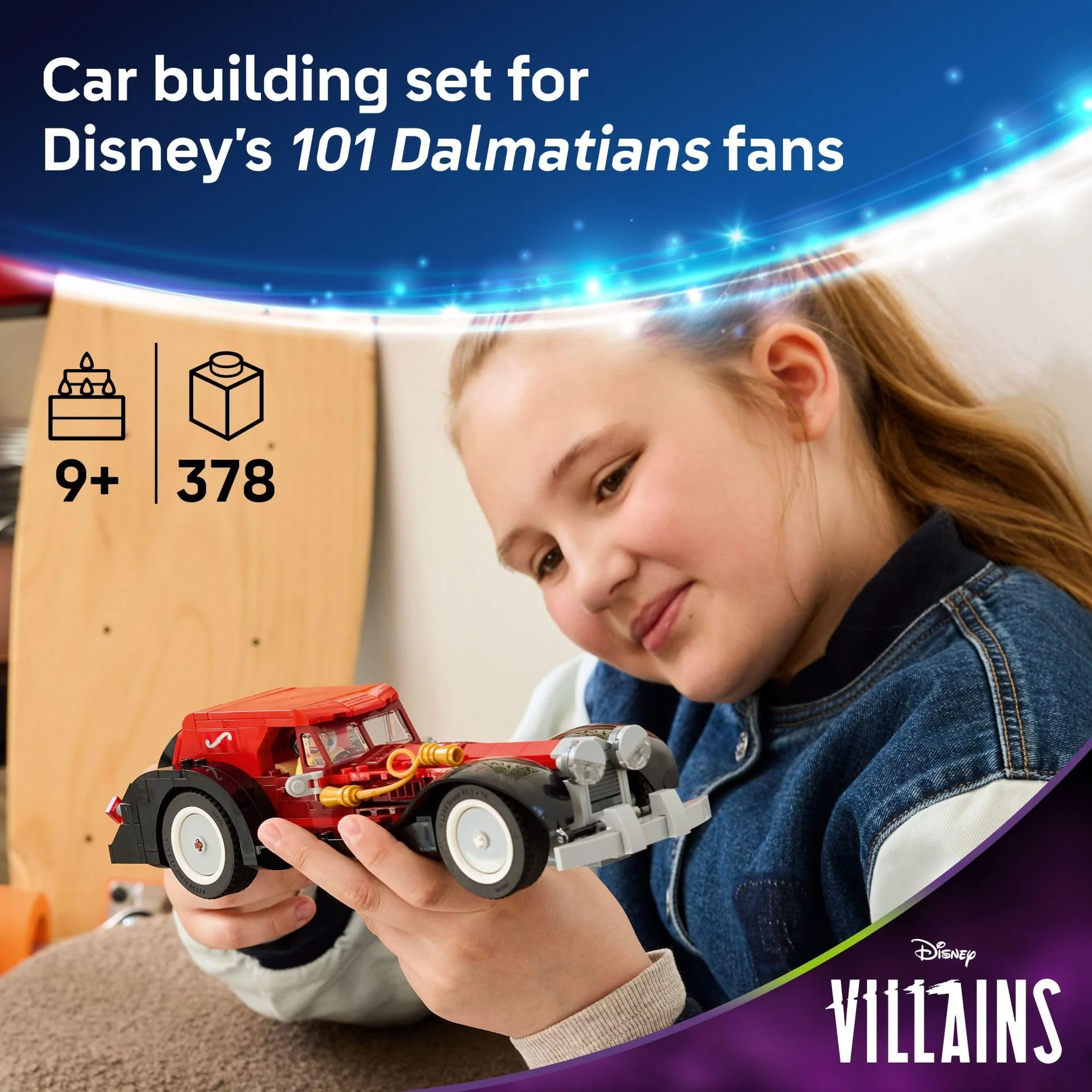LEGO Disney Cruella De Vil’s Car Building Toy - 101 Dalmations Pretend Play Vehicle Building Set for Girls & Boys, Ages 9+ - Gift for Christmas - 43277 - Image 7