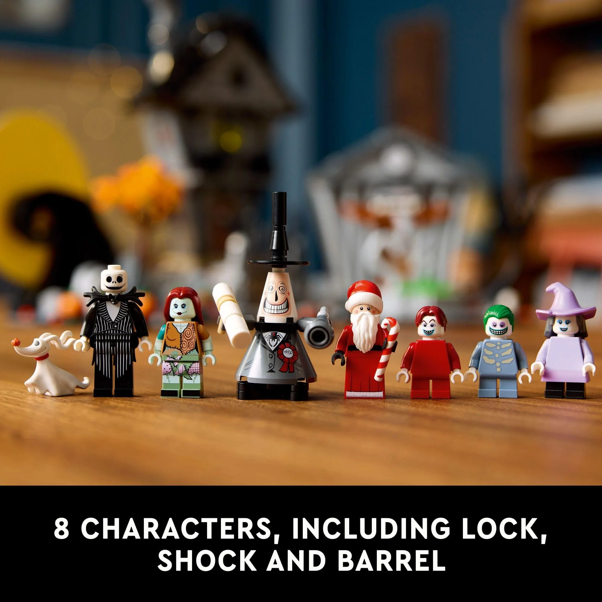 LEGO Disney Tim Burton's The Nightmare Before Christmas Decor - Building Set for Adults for Display, Ages 18+ - Collectible DIY Craft for Fans of Iconic Movie with Minifigures Included - 21351 - Image 3