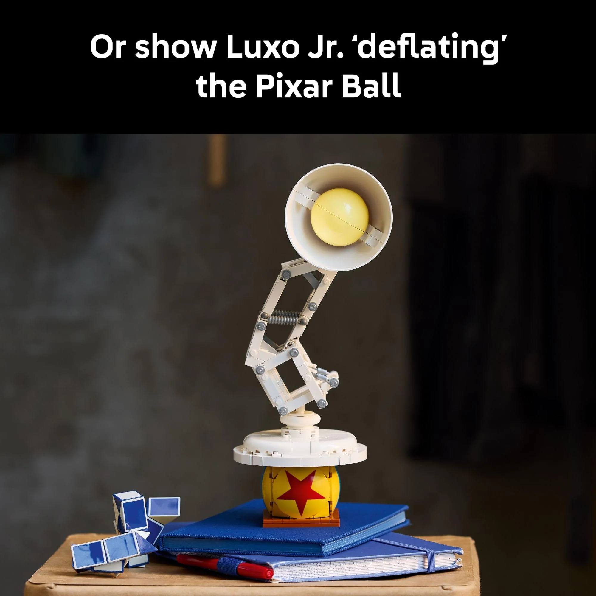 LEGO Ideas Disney Pixar Luxo Jr. - Building Set for Adults, Men & Women, Ages 18+ - Office and Desk Decor - Gifts for Christmas - 21357 - Image 3