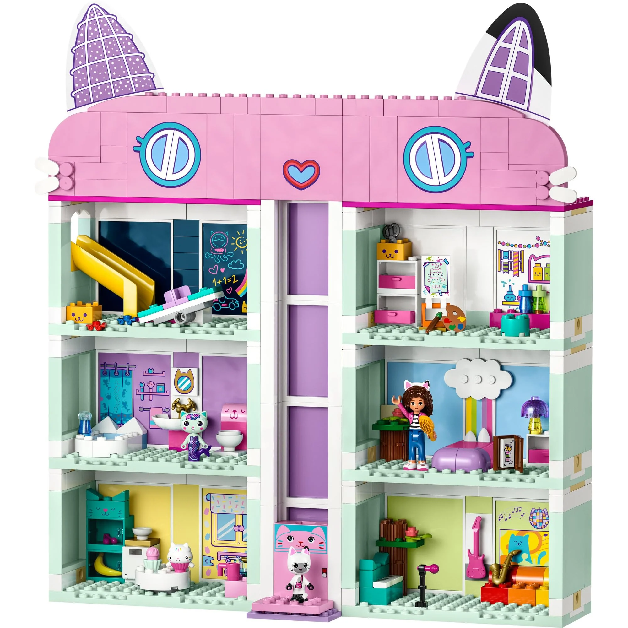 Lego La Maison Magique de Gabby 10788 Building Toy 4 Storey Dollhouse Figurines Gabby, Pandy Paws, Navy, P'tichou & Accessories Birthday Gift for Girls from 4 Years - Image 3