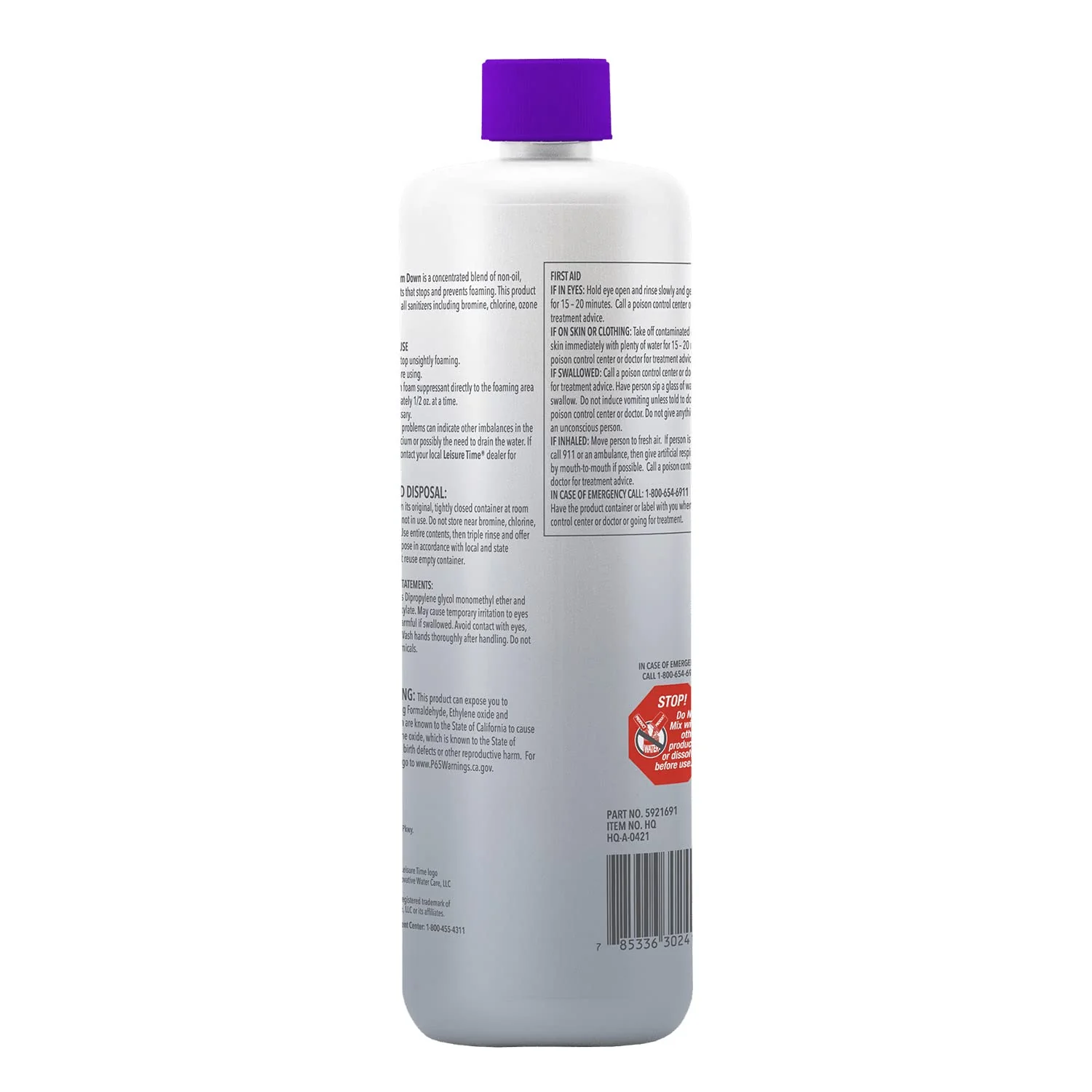 Leisure Time HQ-02-A Foam Down, 1-Quart, 2-Pack - Image 2