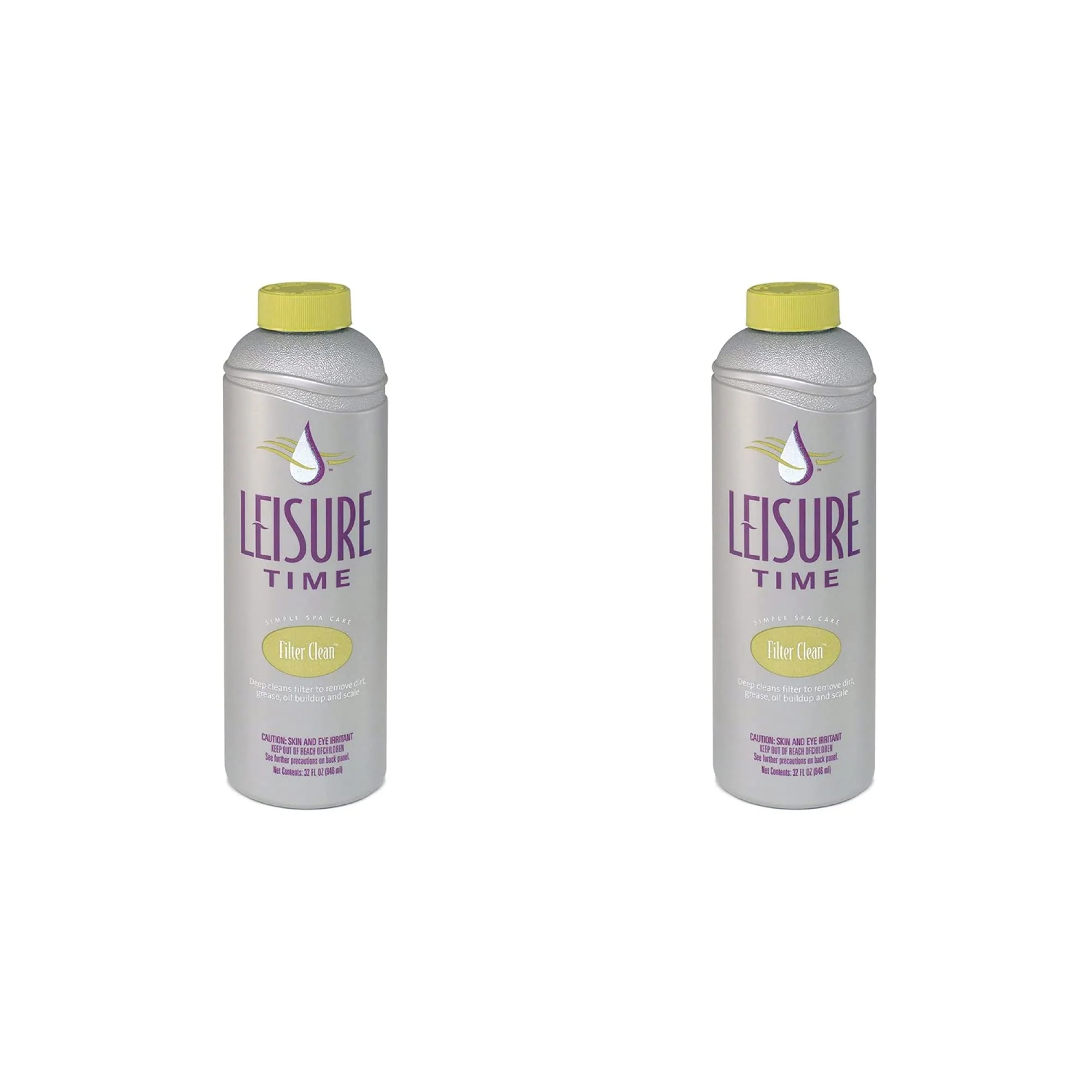 Leisure Time O-02BX Filter Clean, 1-Quart, 2-Pack