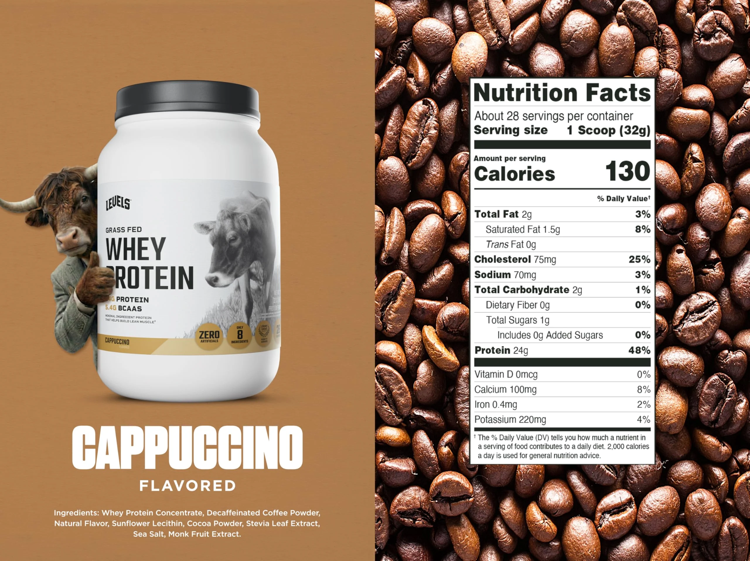 Levels Strawberry Banana 100% Grass Fed Whey Protein with Real Fruit, Single Serving, Undenatured, No GMOs - Image 3