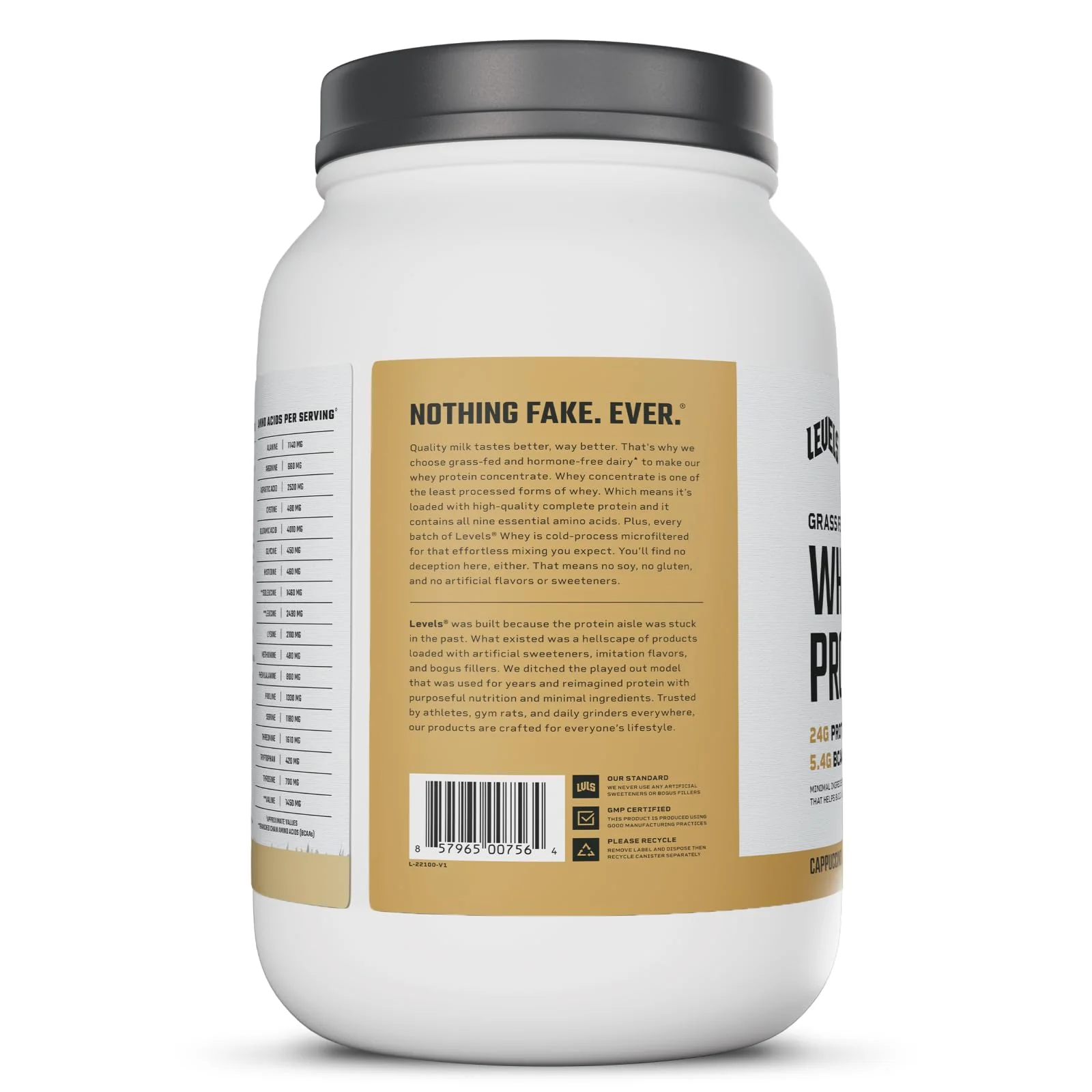 Levels Strawberry Banana 100% Grass Fed Whey Protein with Real Fruit, Single Serving, Undenatured, No GMOs - Image 8