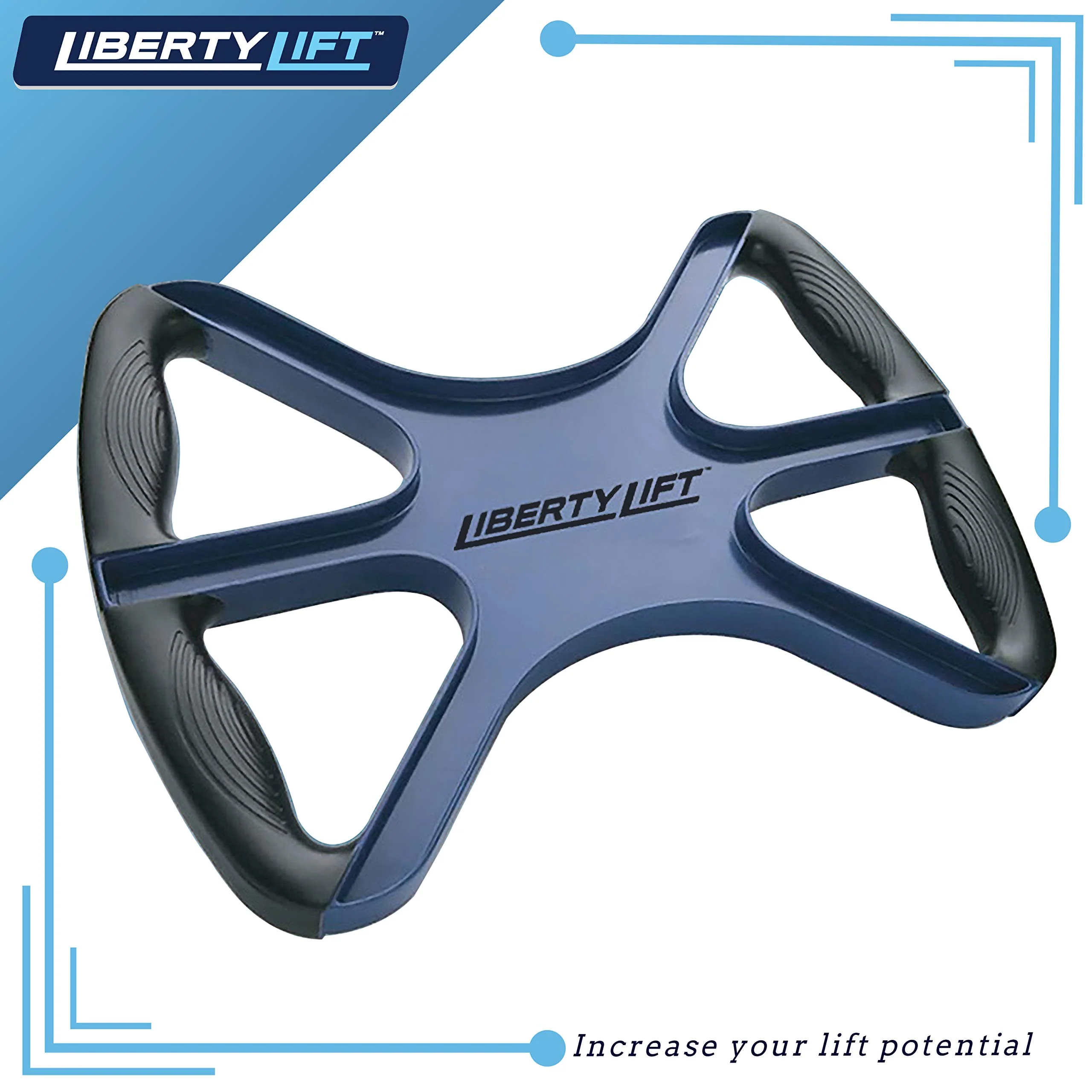 Liberty Lift 15" Standing Aid and Handicap Bar with No-Slip Grip Handles 400 Lbs Weight Capacity, Portable Mobility Medical Support for Elderly Senior Patients As Seen On TV - Image 3