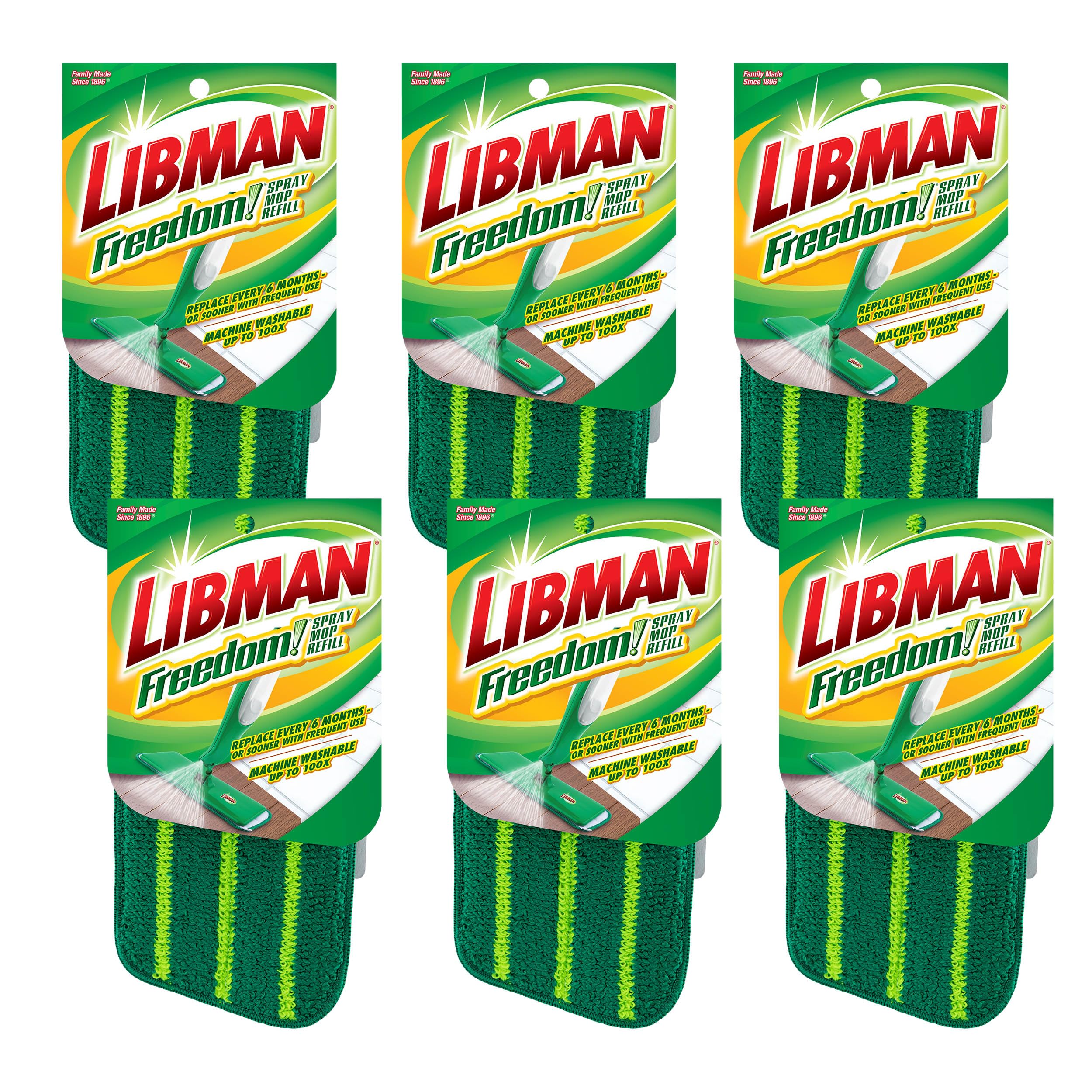 Libman Commercial Freedom Spray Mop Refill | Case of 6