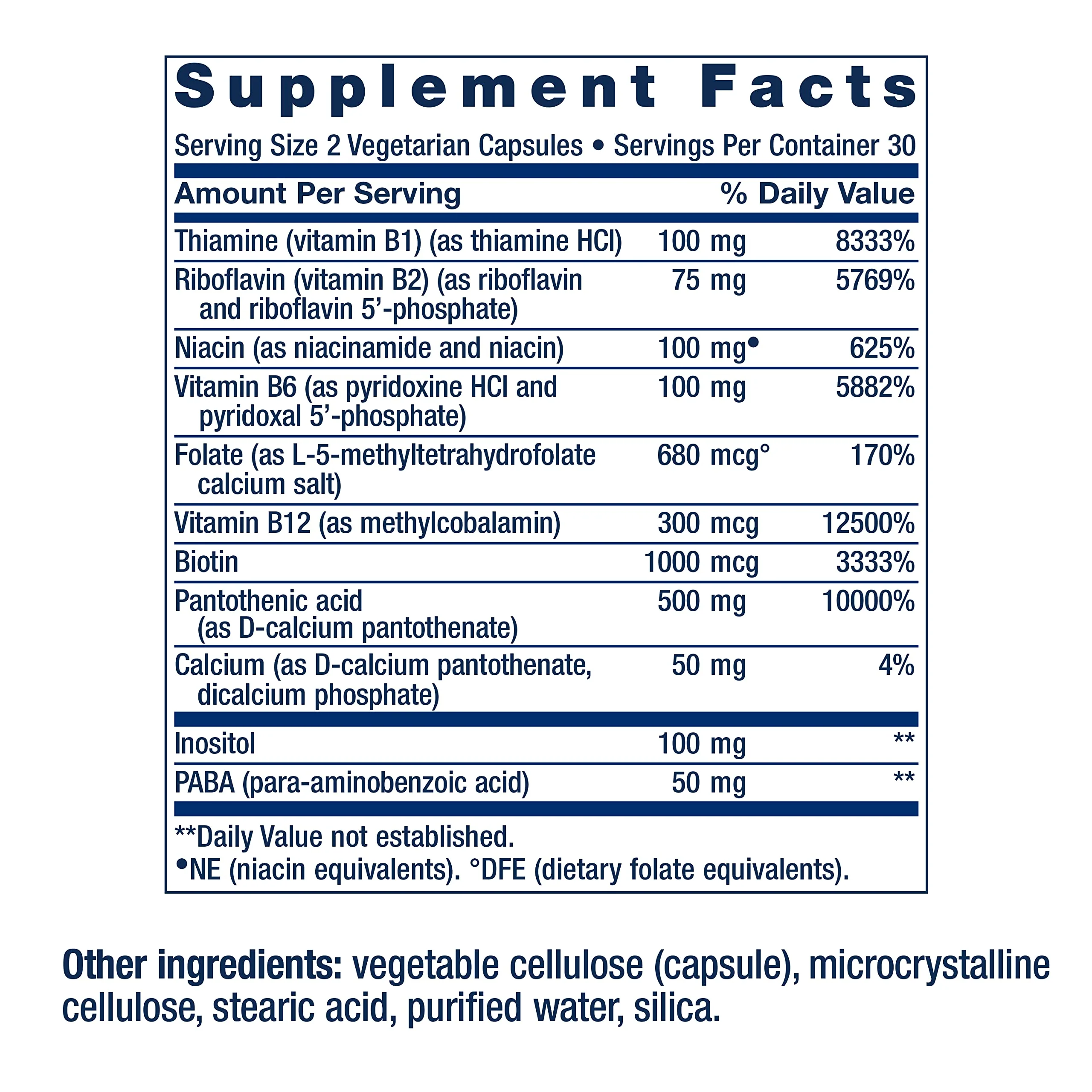 Life Extension BioActive Complete B-Complex, Heart, Brain and Nerve Support, Healthy Energy, Metabolism, Complete B Complex, 60 Vegetarian Capsules - Image 3