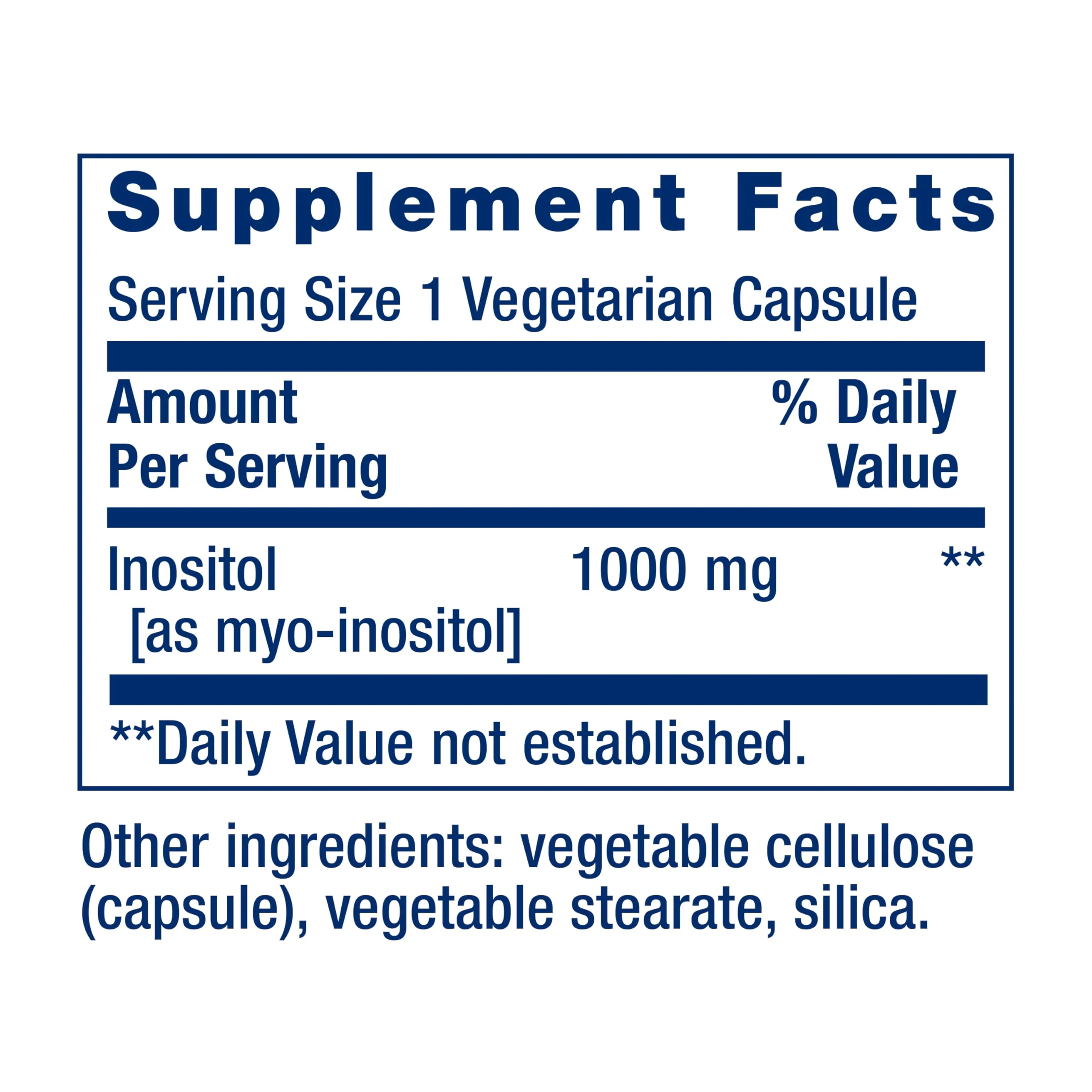 Life Extension Inositol Caps – 1000 mg, Myo-Inositol – Mood Health, Well-Being, Healthy Metabolism, Hormone Balance – Gluten-Free, Non-GMO, Vegetarian – 360 Capsules - Image 8