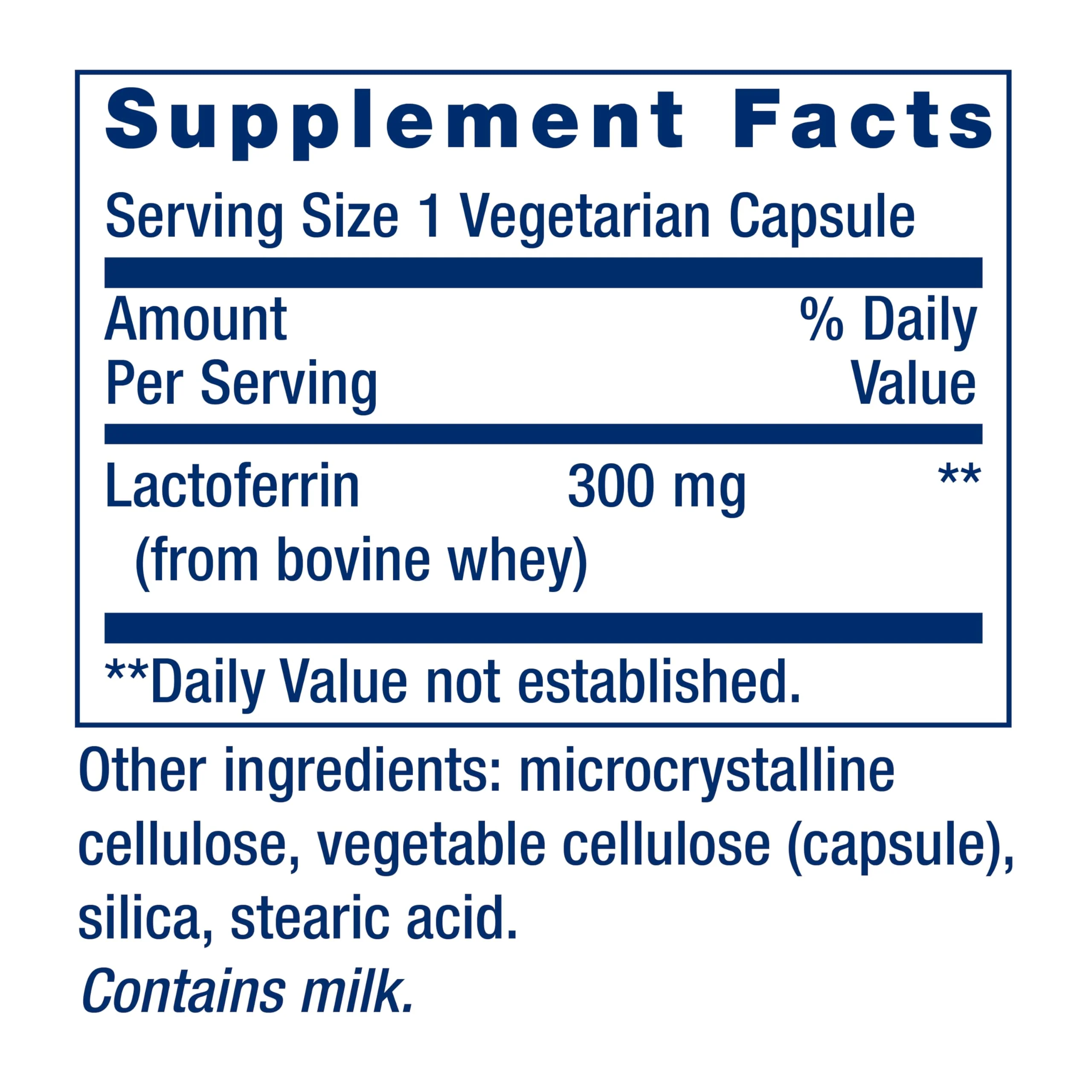 Life Extension Lactoferrin Caps, Healthy Immune Response, GI Support, Vision Health, Gluten-Free, Non-GMO, 1-Daily, Vegetarian, 60 Capsules - Image 8