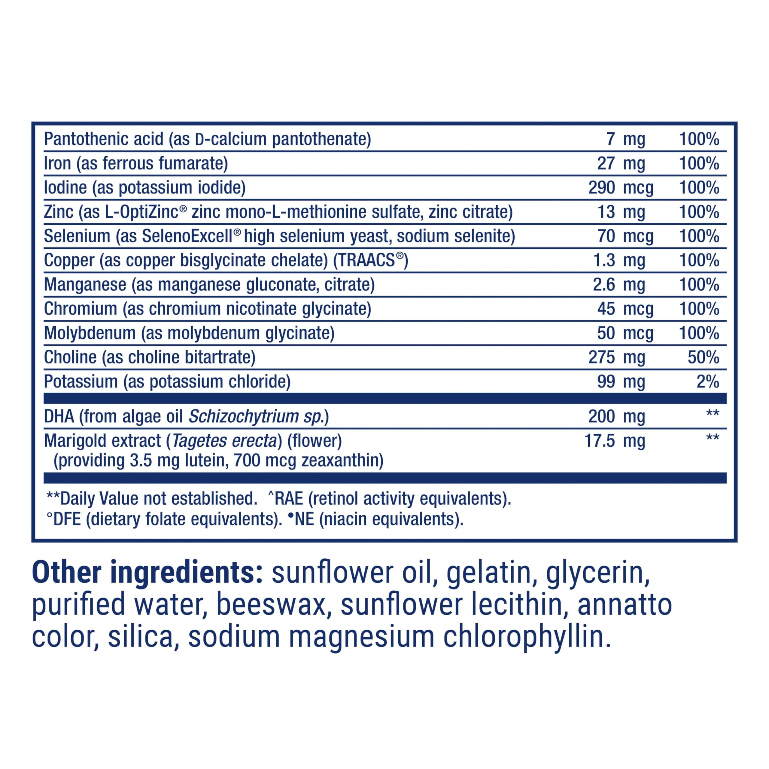 Life Extension Prenatal Advantage, Women’s multivitamin, Baby Support, folic Acid, Choline, omega-3s, Vitamin C, D3, B1, B6, B12, zinc, niacin, Gluten Free, Non-GMO, 120 softgels - Image 11