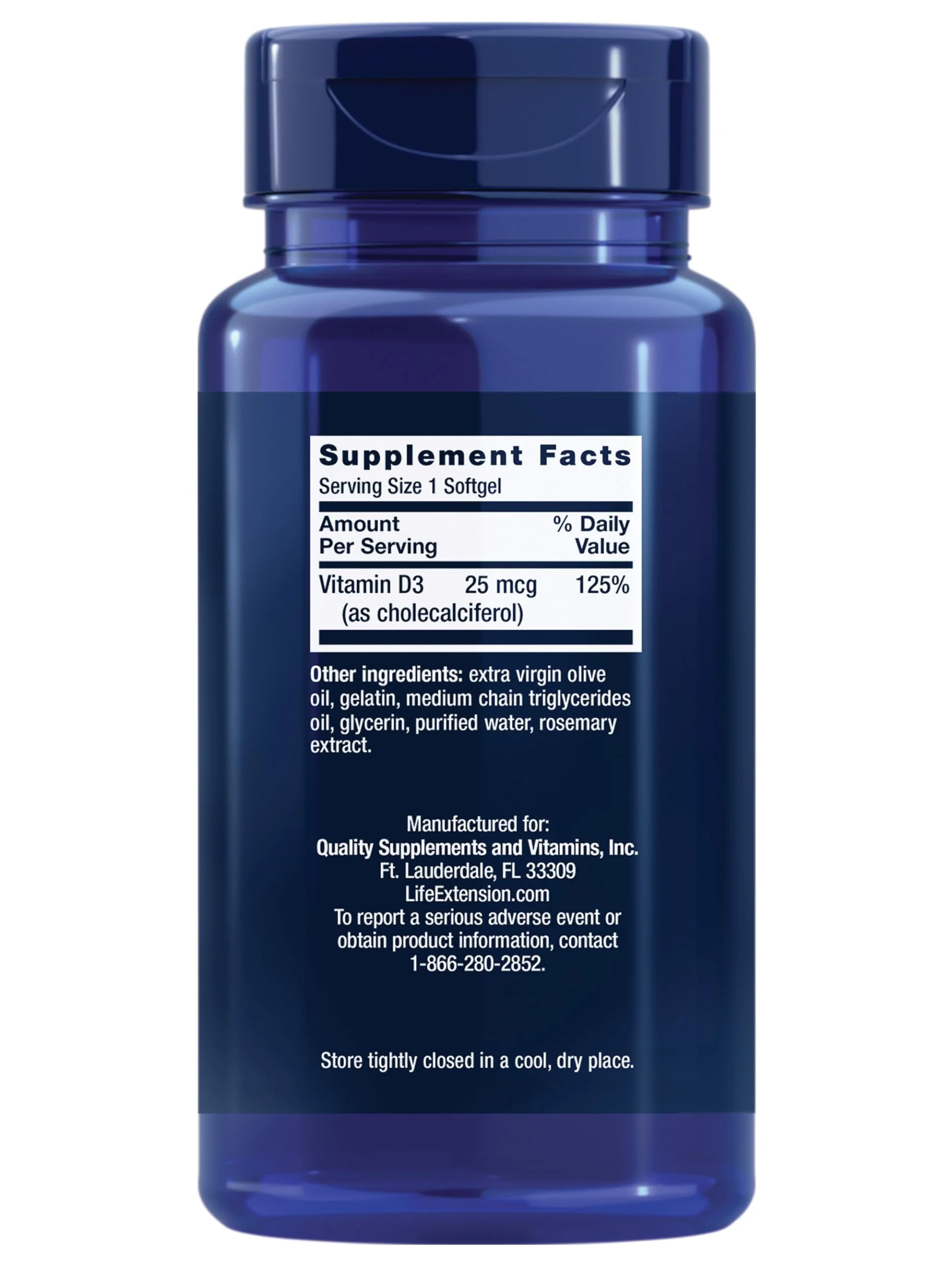 Life Extension Vitamin D3 25 mcg (1000 IU), Immune System Support, Bone Health, Whole-Body Health, Value Size, Gluten-Free, Non-GMO, 250 softgels (Pack of 2) - Image 10