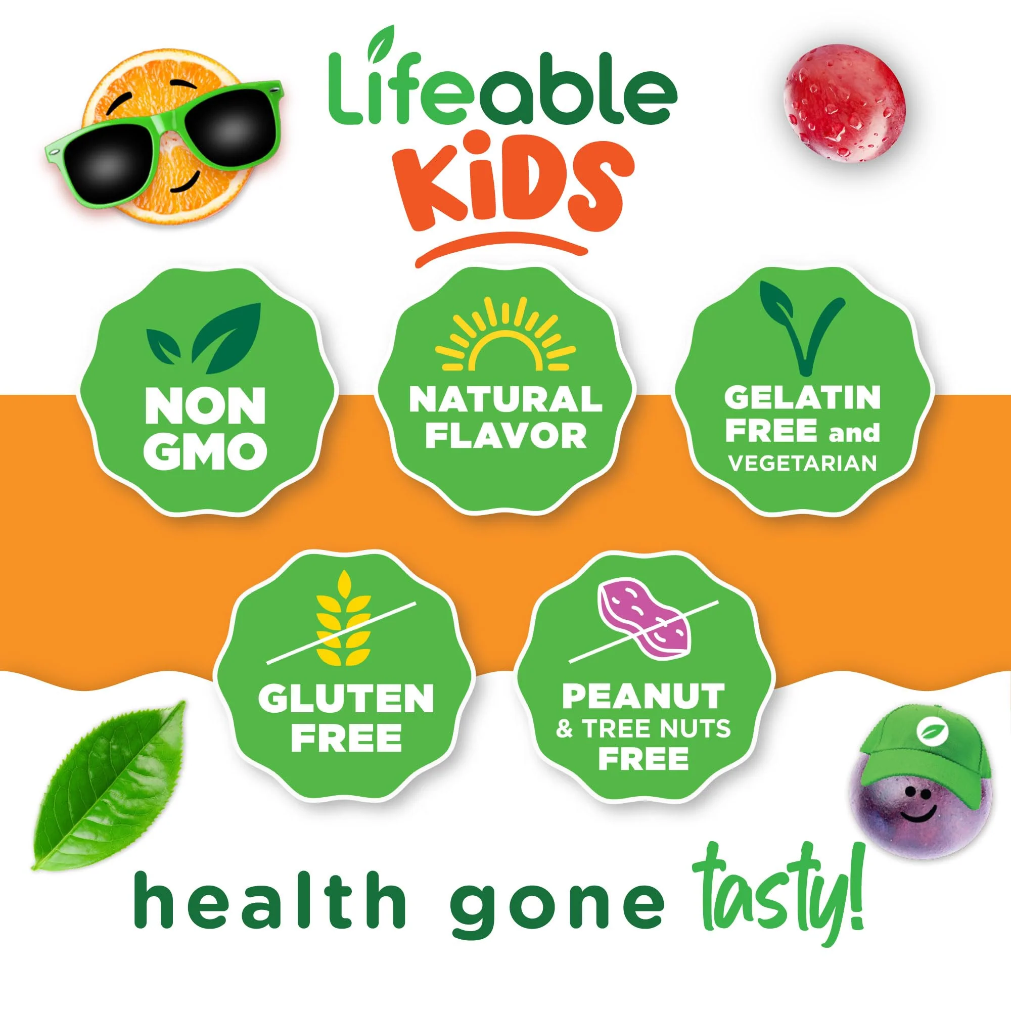Lifeable Kids Vitamin D Gummies | Vitamin D3 1000iu | Great Tasting Vitamin D3 Gummies | D3 Vitamin for Strong Healthy Bones and Immune Support | Vitamin D for Kids, Boys, Girls | 90 Gummies - Image 5