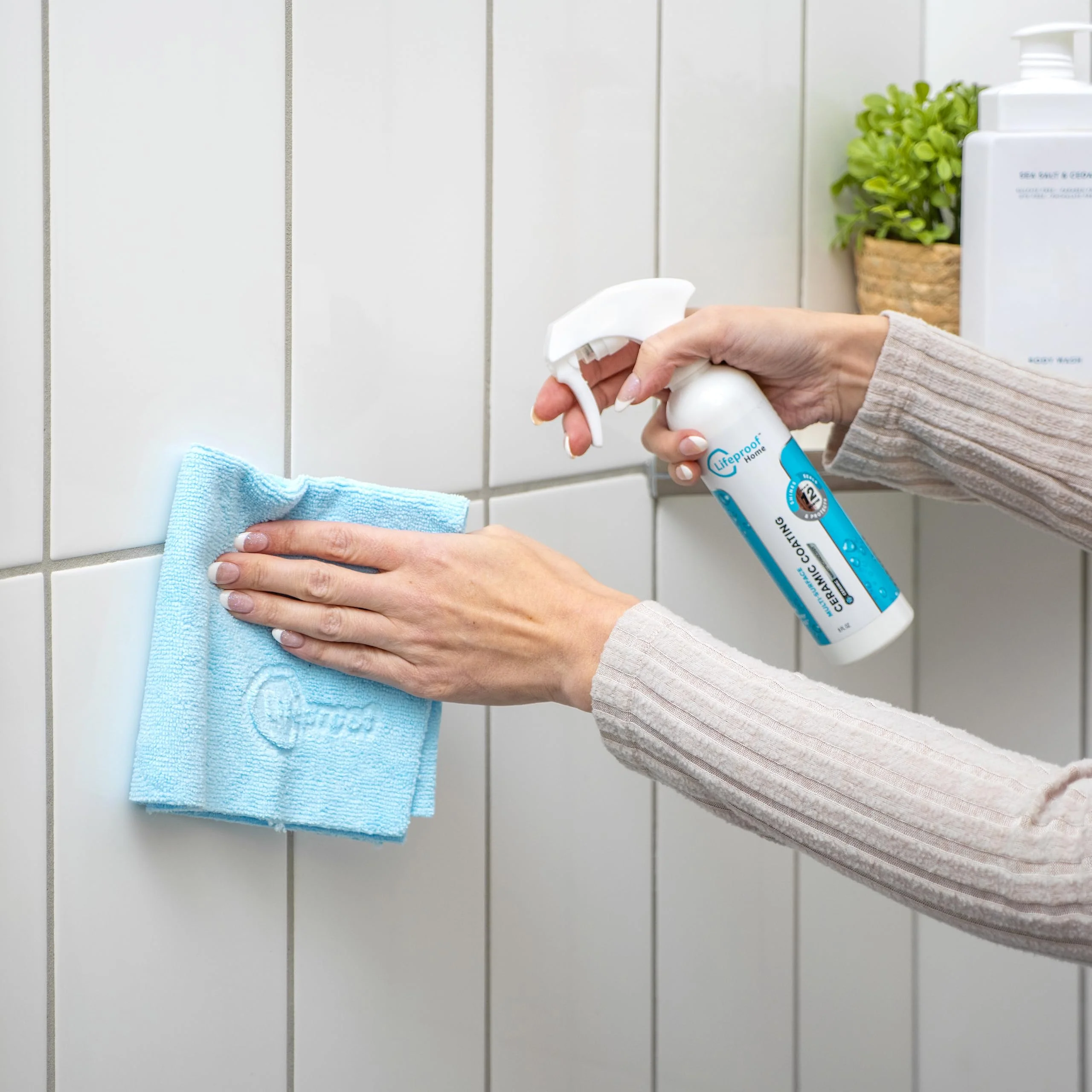Lifeproof Ceramic Coating Spray Kit - Shine, Seal & Protect Kitchen & Bath Surfaces, Repels Stains & Grime - Image 2