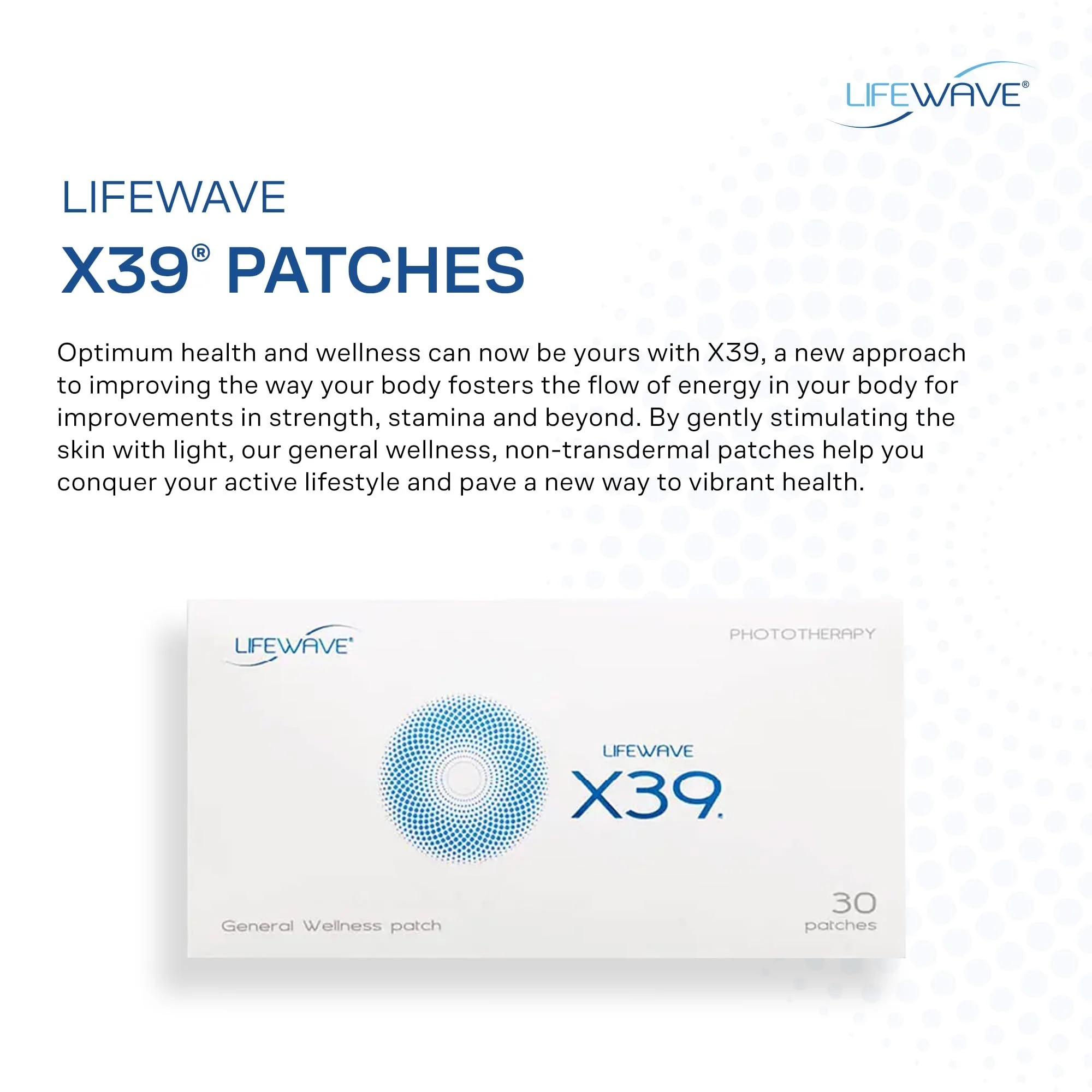 LifeWave X39 Patches - Supports Improvements of Strength and Stamina - Supports Improved Exercise Performance - No Drugs or Stimulants - Innovative Patch Technology for Enhanced Wellness - 30 Patches - Image 3