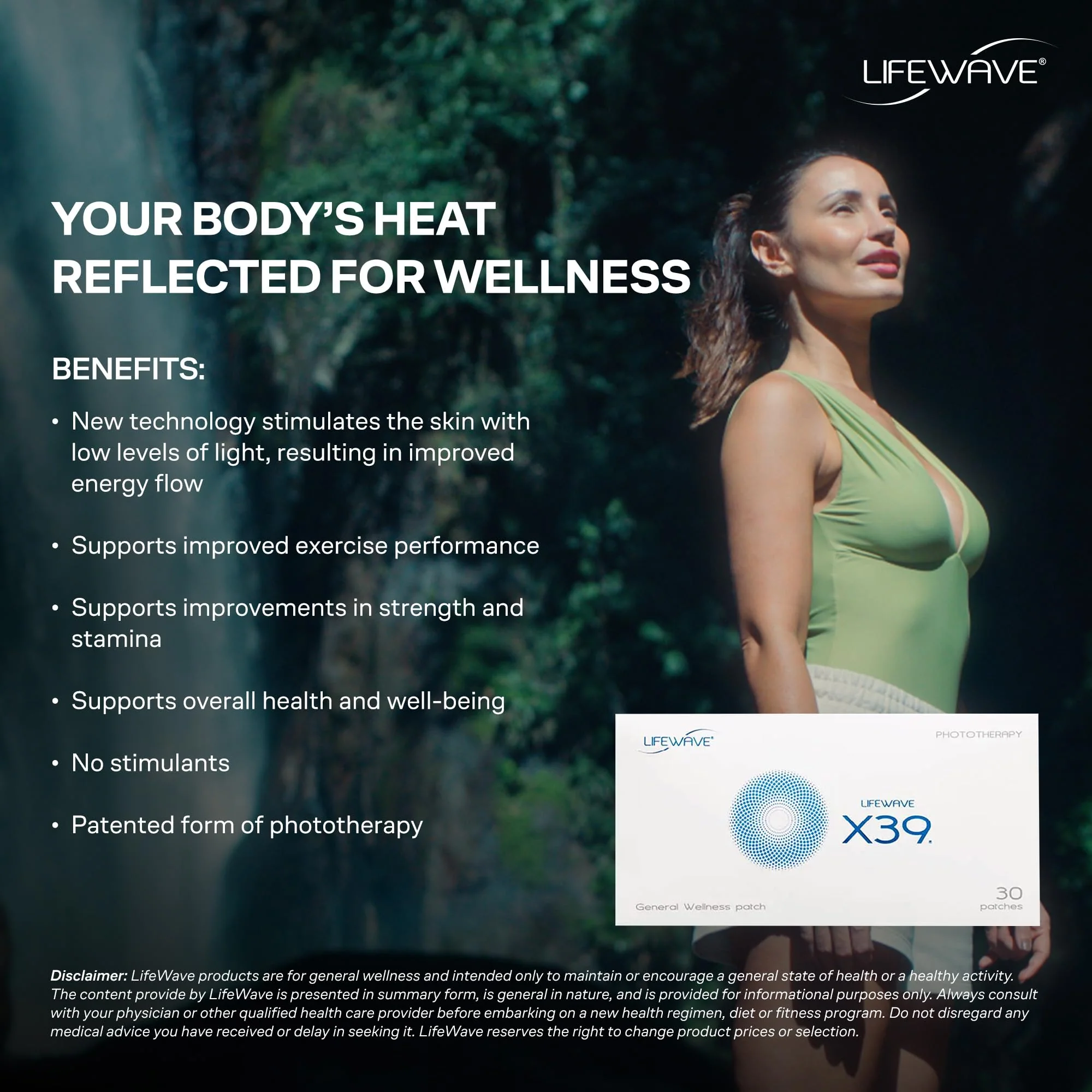 LifeWave X39 Patches - Supports Improvements of Strength and Stamina - Supports Improved Exercise Performance - No Drugs or Stimulants - Innovative Patch Technology for Enhanced Wellness - 30 Patches - Image 4