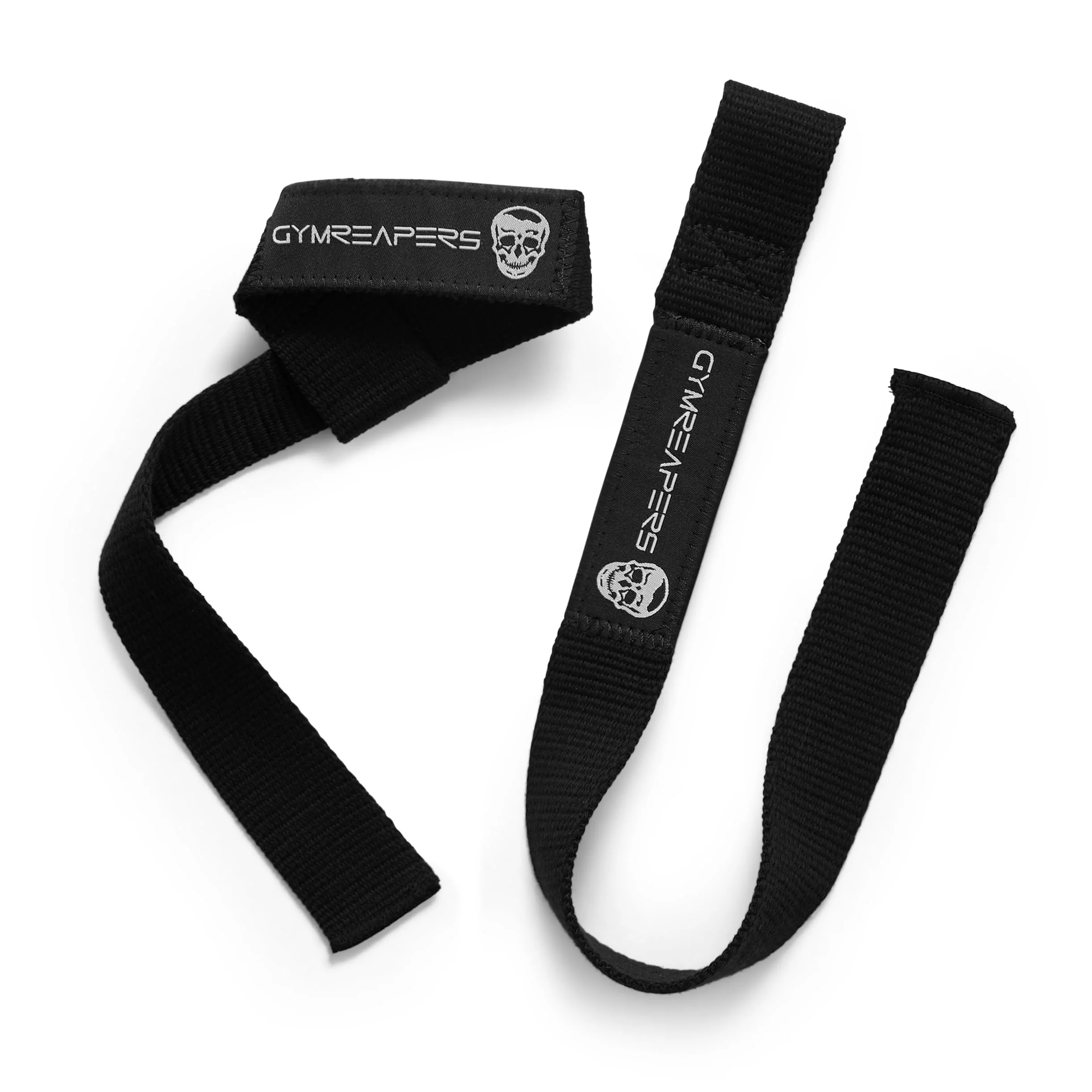 Lifting Wrist Straps For Weightlifting, Bodybuilding, Powerlifting, Strength Training, & Deadlifts - Padded Neoprene with 18" cotton (Black - No Padding) - Image 6