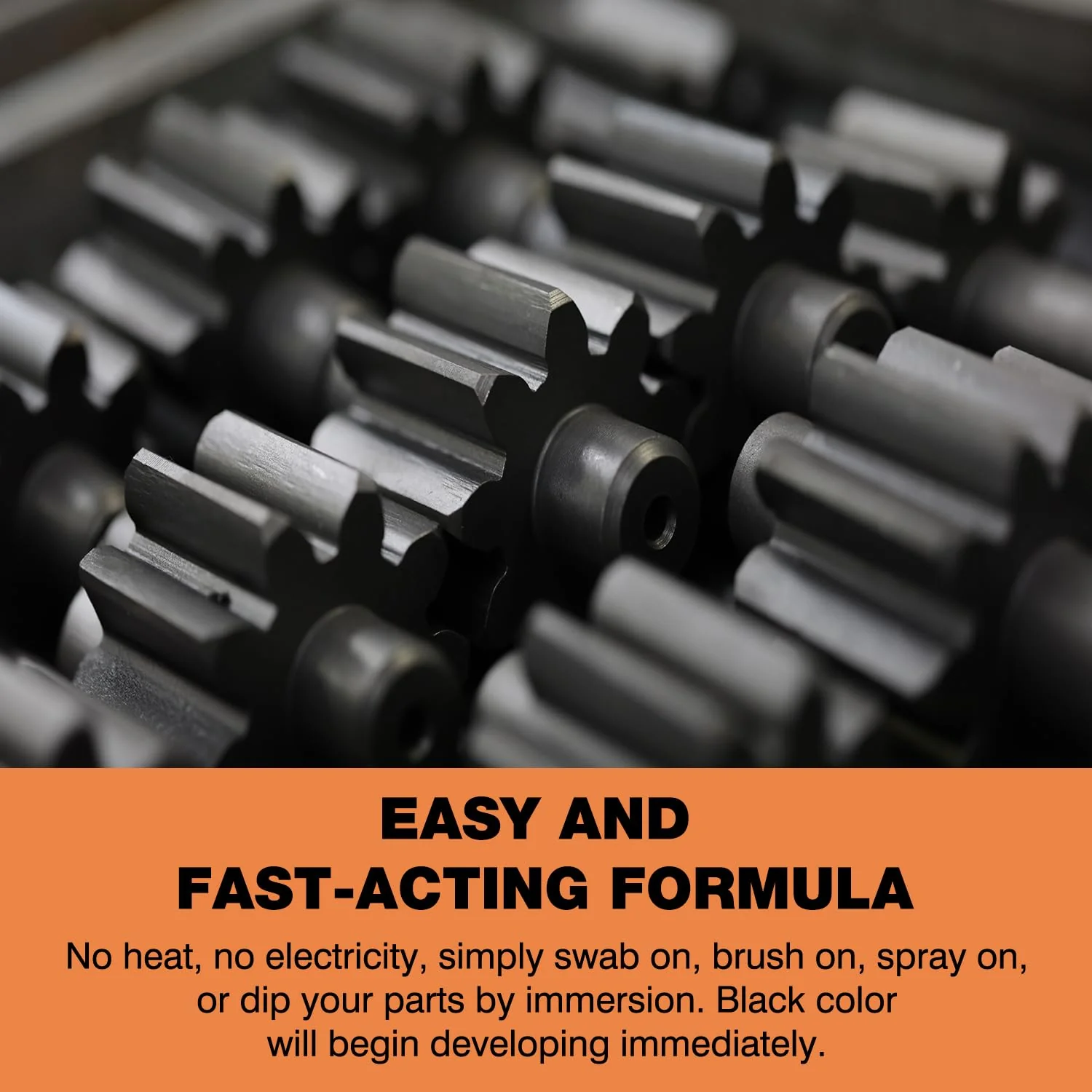 LIIZOUSUDA Black Oxide Coating Kit - Black Oxide Solution, Versatile Blackening Solution for Iron and Steel - Not Suitable for Stainless Steel Surfaces (1 Quart) - Image 4
