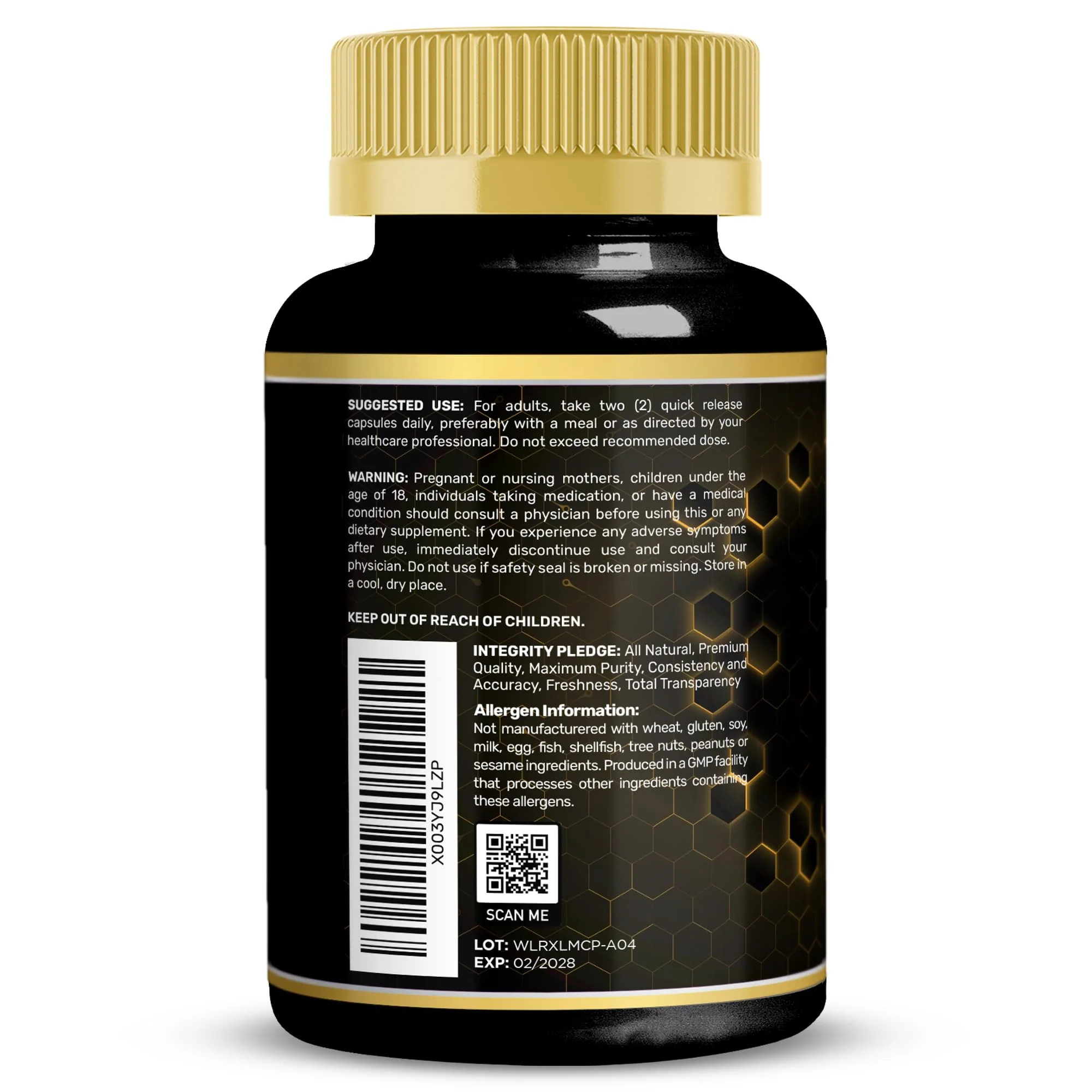 Lions Mane Supplement Capsules - 120 Count - Mushroom Supplement, Brain Supplements for Memory and Focus, Lion's Mane Mushroom Capsules - Cognitive & Immune Support, Focus Supplement - 2 Pack - Image 8