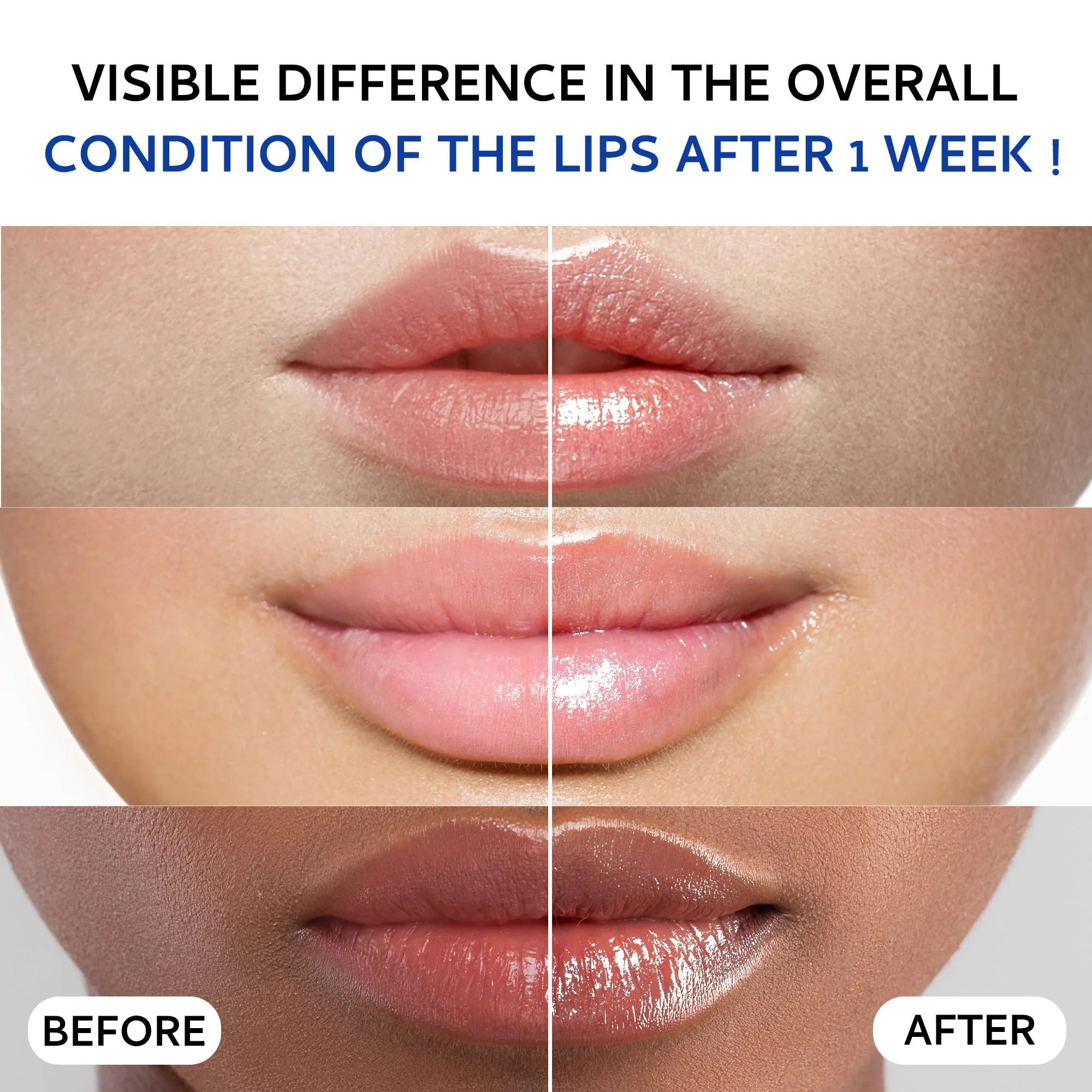 Lip Sleeping Mask (20g), Collagen Lip Mask Overnight, Lip Plumper with Hyaluronic Acid, Peptide Complex Lip Balm for Lip Wrinkle Repair and Plumping, Natural Hydration for Smooth Lips - Image 6
