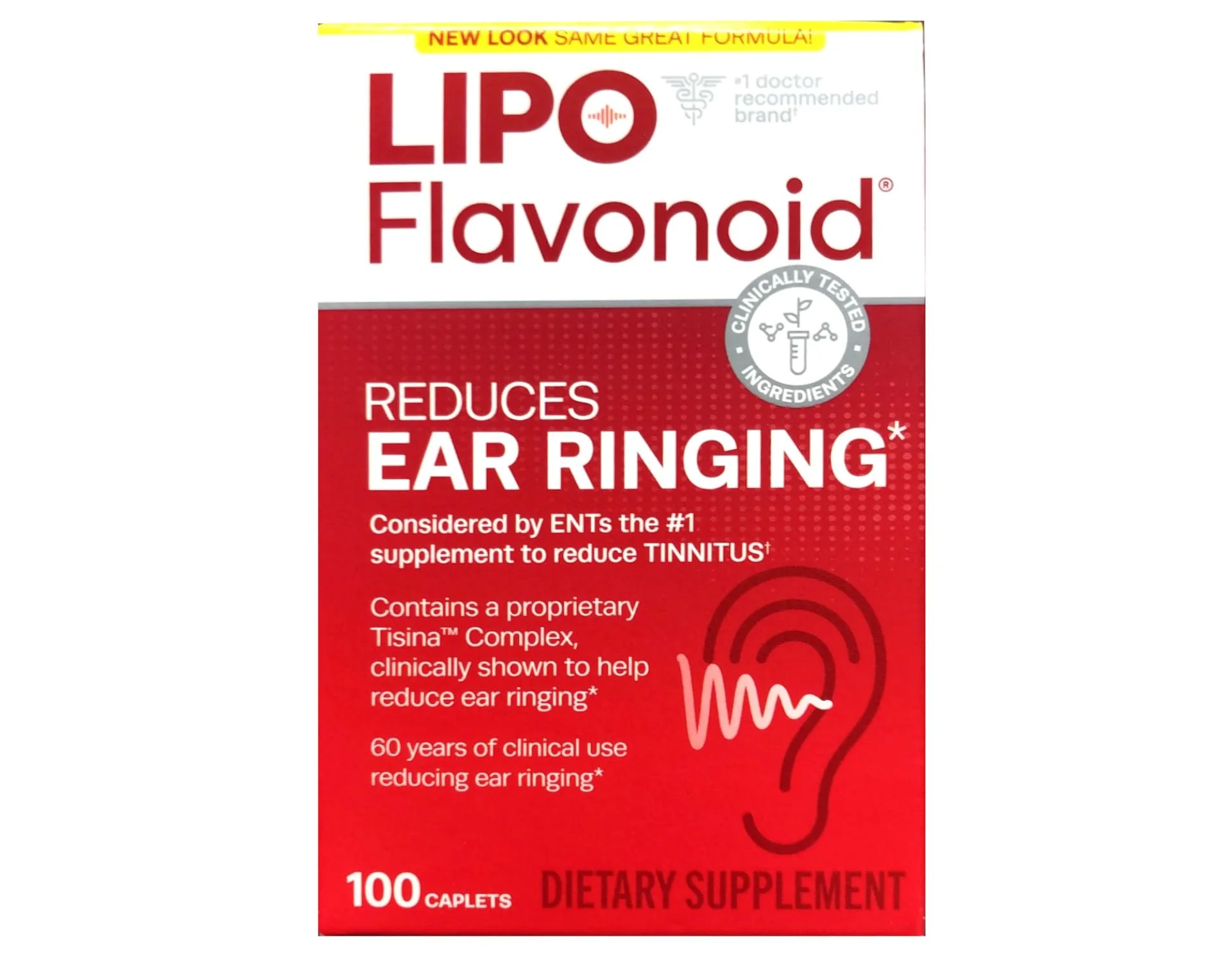 Lipo-Flavonoid Plus Dietary Supplement, For Ear Health 100 ea Pack of 3 - Image 6