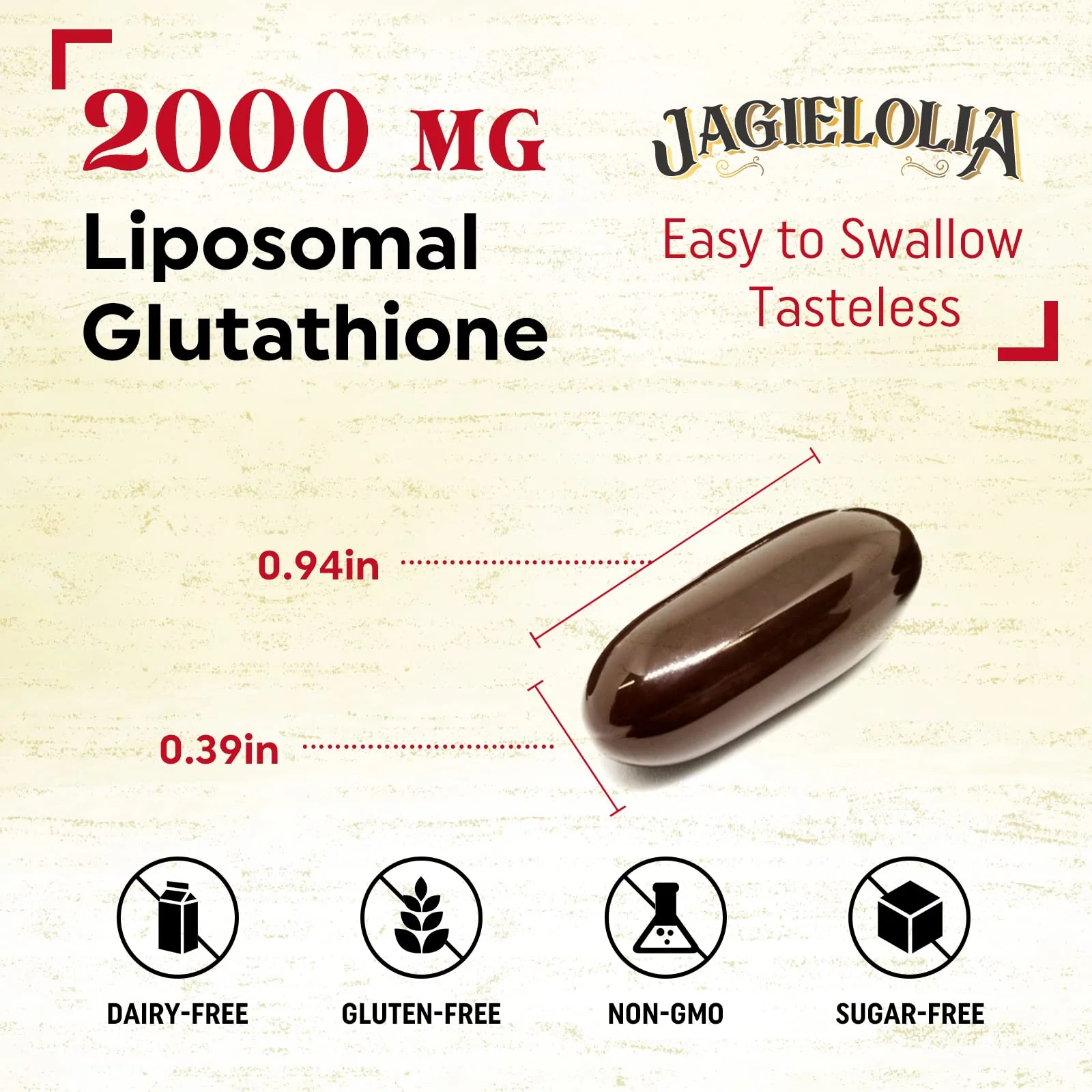 Liposomal Glutathione 2000 mg with L-Serine, L-Glycine & Sulforaphane – Active L-Glutathione Unique Formulation to Enhance Absorption - Master Antioxidant, Detoxifying & Immune | 240 Softgels - Image 3