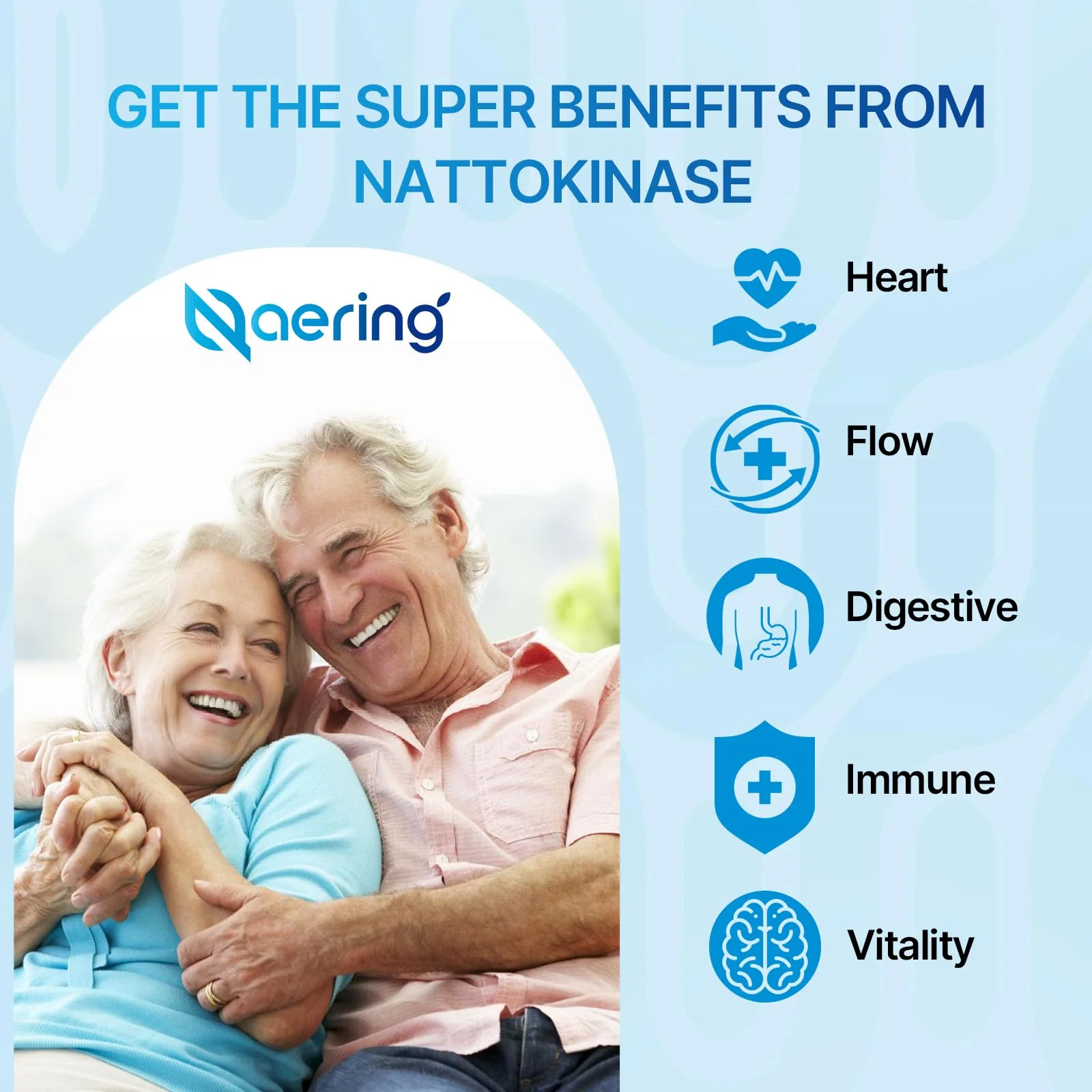 Liposomal Nattokinase 12,000 FU Serrapeptase 360,000 SPU Enzyme Supplement - Enriched with Synergistic Enzymes and Nutrient Blend & Inulin for Circulatory, Gut, Digestion 60 Capsules (1 Bottle) - Image 5