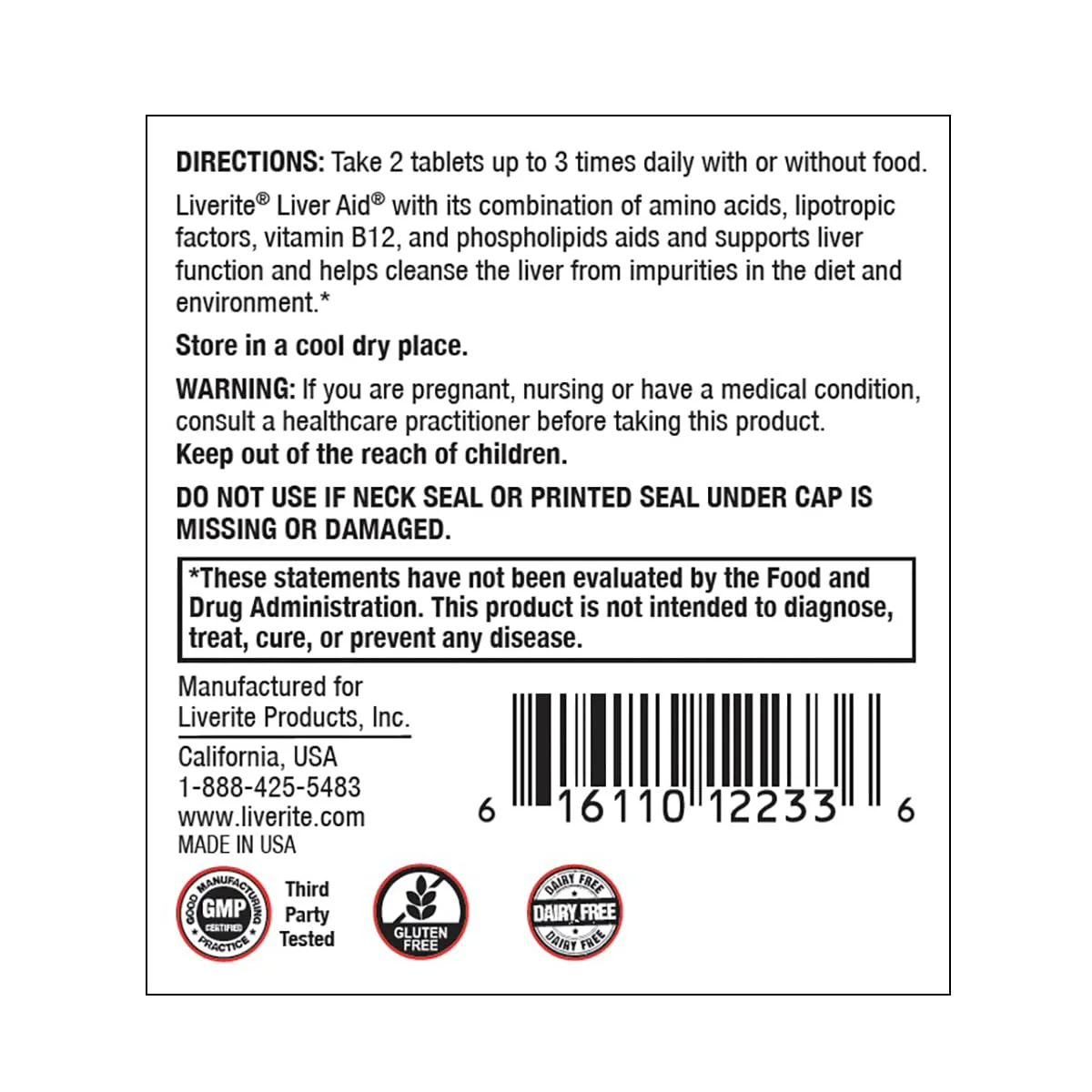 Liverite Liver Aid 120 Tablets, Supports Healthy Liver Function, Cleansing, Energy & Daily Wellness - Image 8