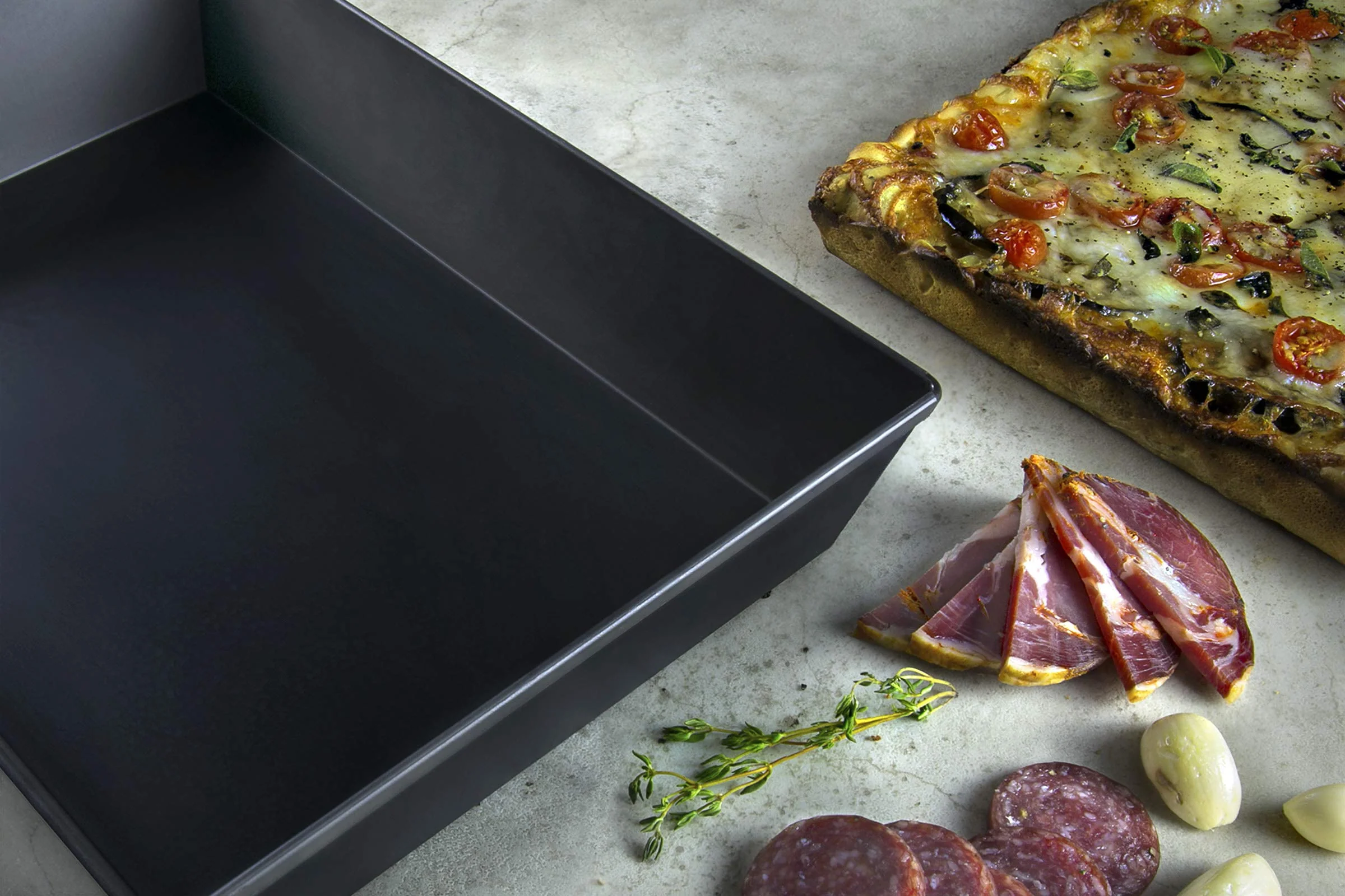 LloydPans Kitchenware 8 Inch by 10 Inch Detroit Style Pizza Pan - PSTK - Image 4