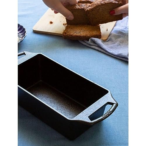Lodge Cast Iron Loaf Pan 8.5x4.5 Inch, Black - Image 6