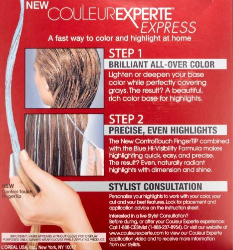 L'Oreal Paris Couleur Experte Color + Highlights in a Flash, Darkest Mahogany Brown - Chocolate Mousse, 1 kit - Image 2
