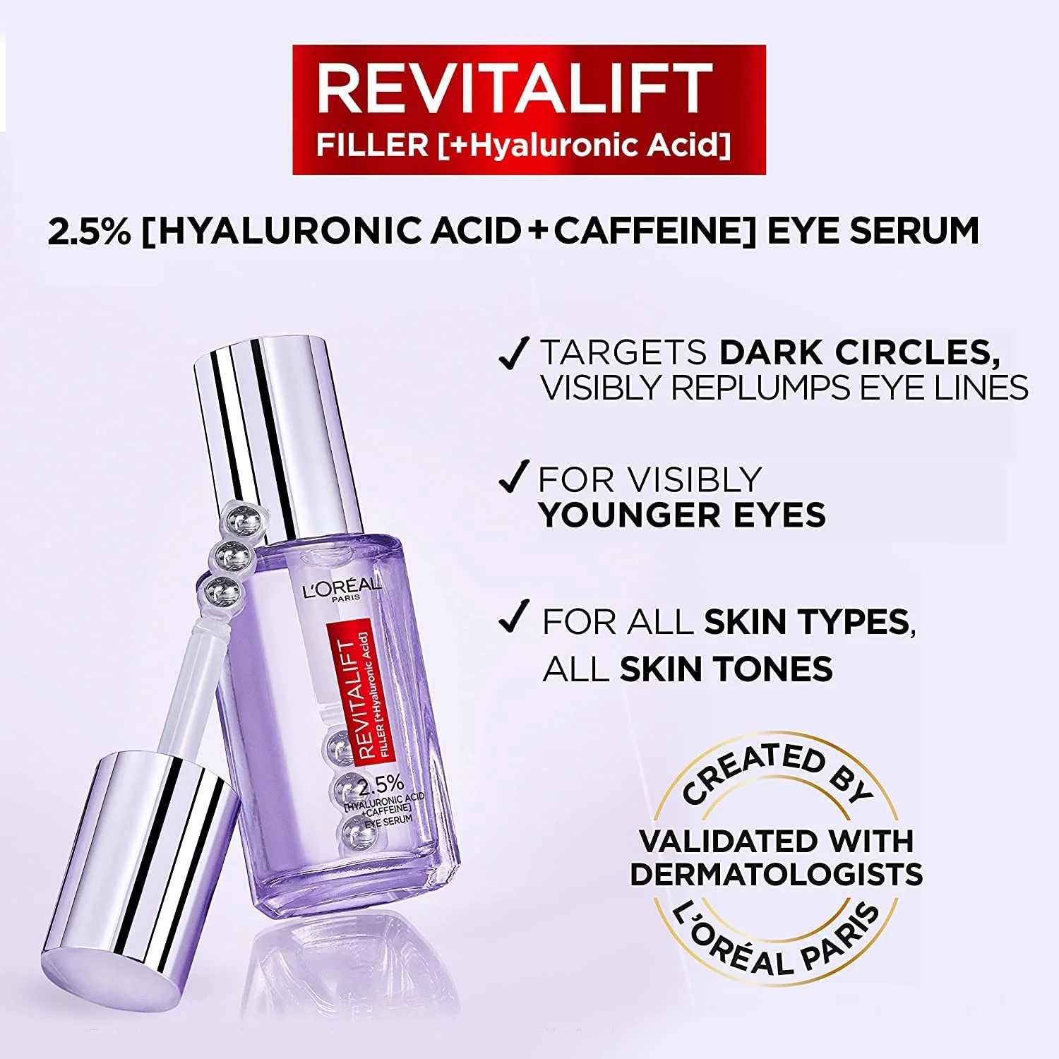 L'Oréal Revitalift Filler Eye Serum - 20 ml - Image 5
