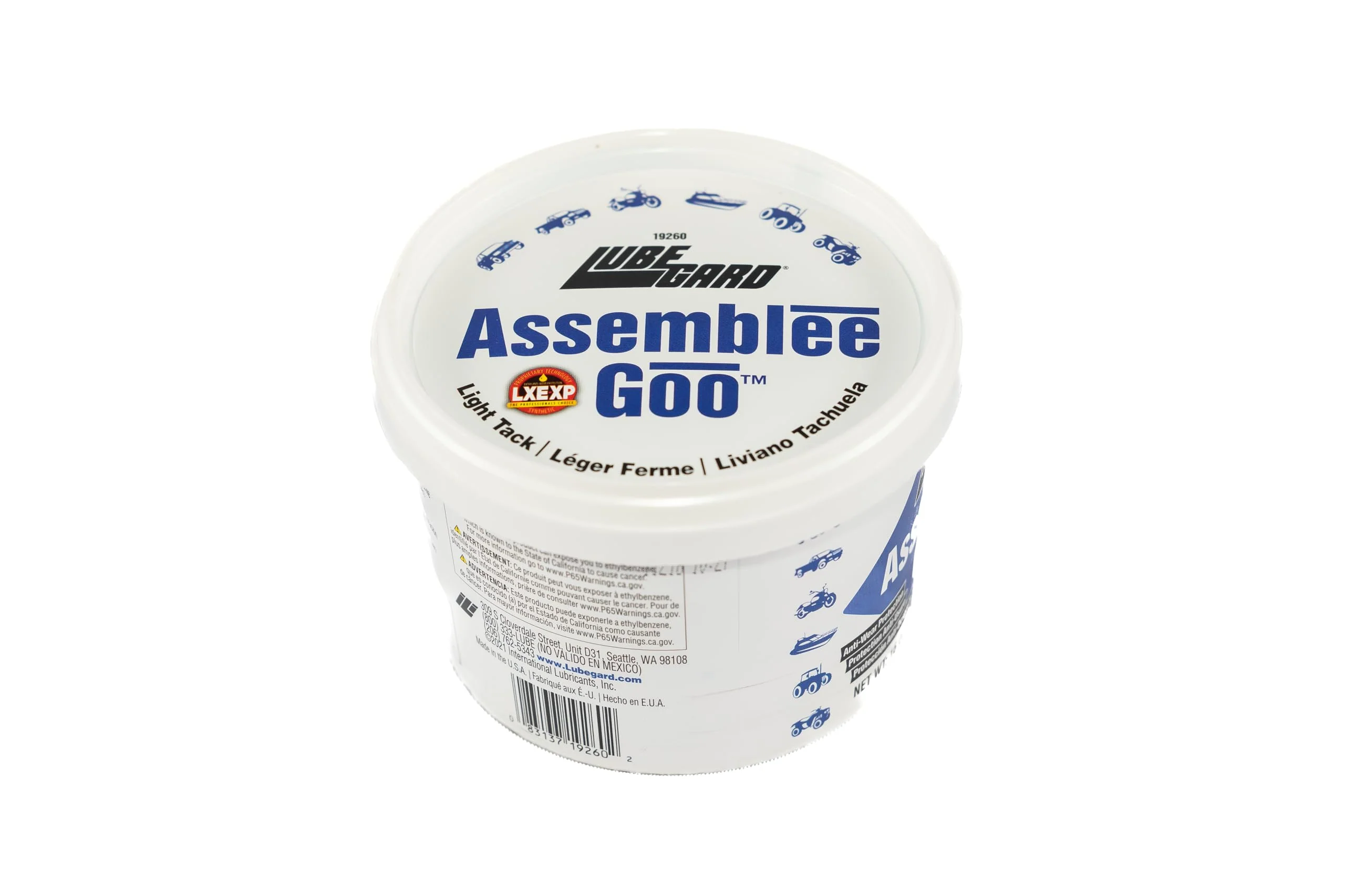 Lubegard 19260 Assemblee Goo, Blue, Light Tack Lubricant, 16 oz. - Image 5