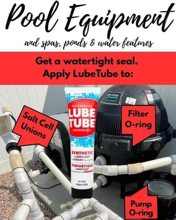 LubeTube 4oz (2-Pack) Multipurpose Synthetic Grease for Pool Equipment, Plumbing Fixtures, RV Toilets, Marine Systems, Machinery & Household Use – PFAS-Free, Food-Grade, Ceramic-Enhanced – Made in USA - Image 8